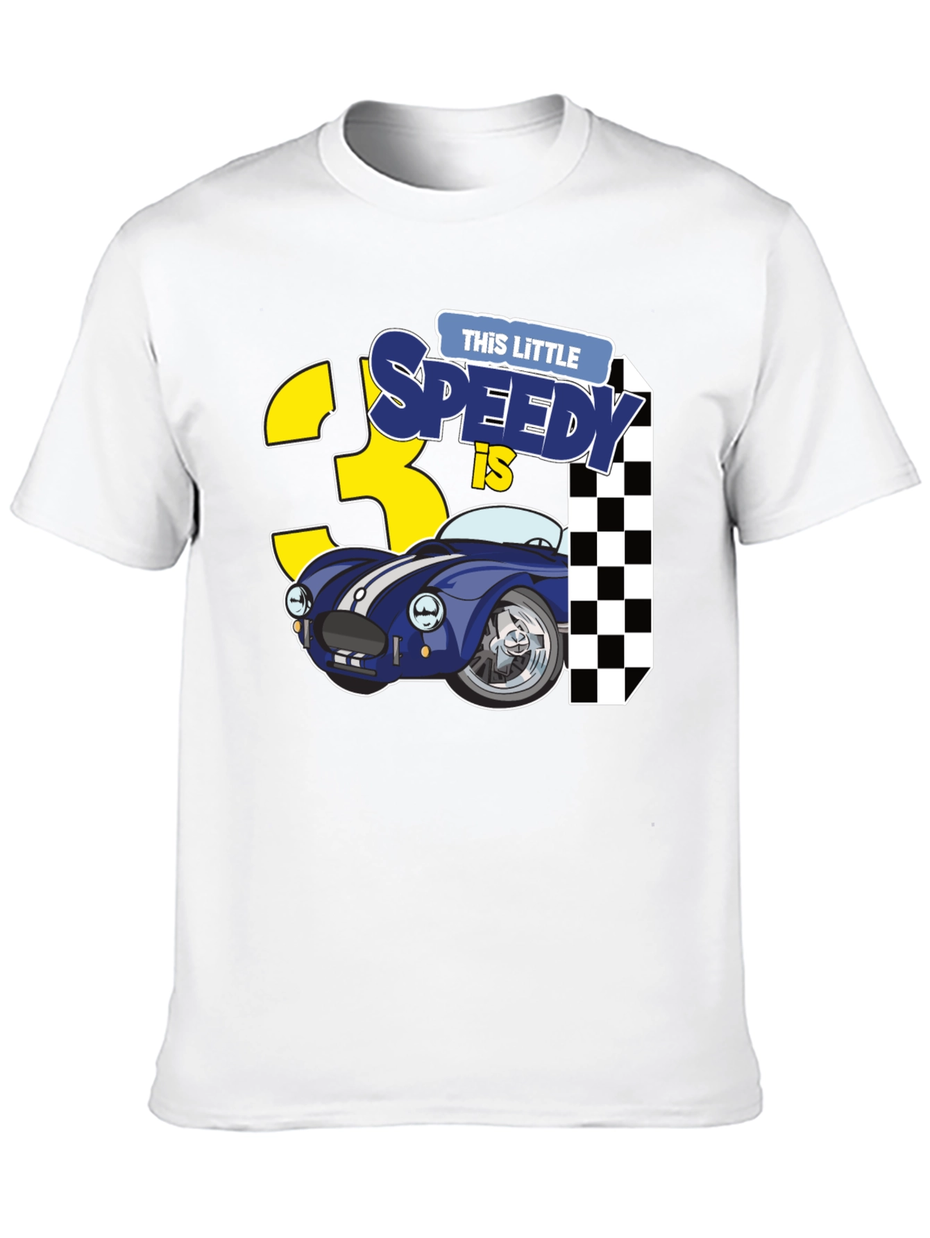 Little Speedy 3rd Birthday Boys T-Shirt