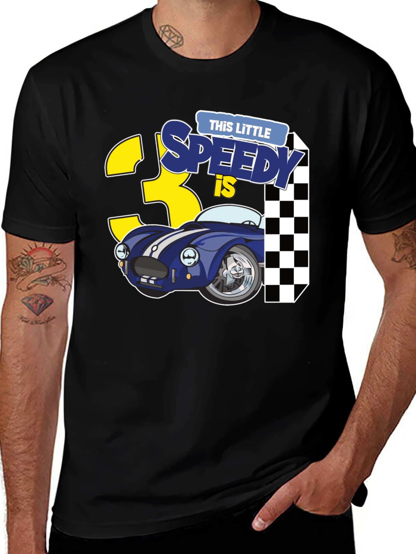 Little Speedy 3rd Birthday Boys T-Shirt