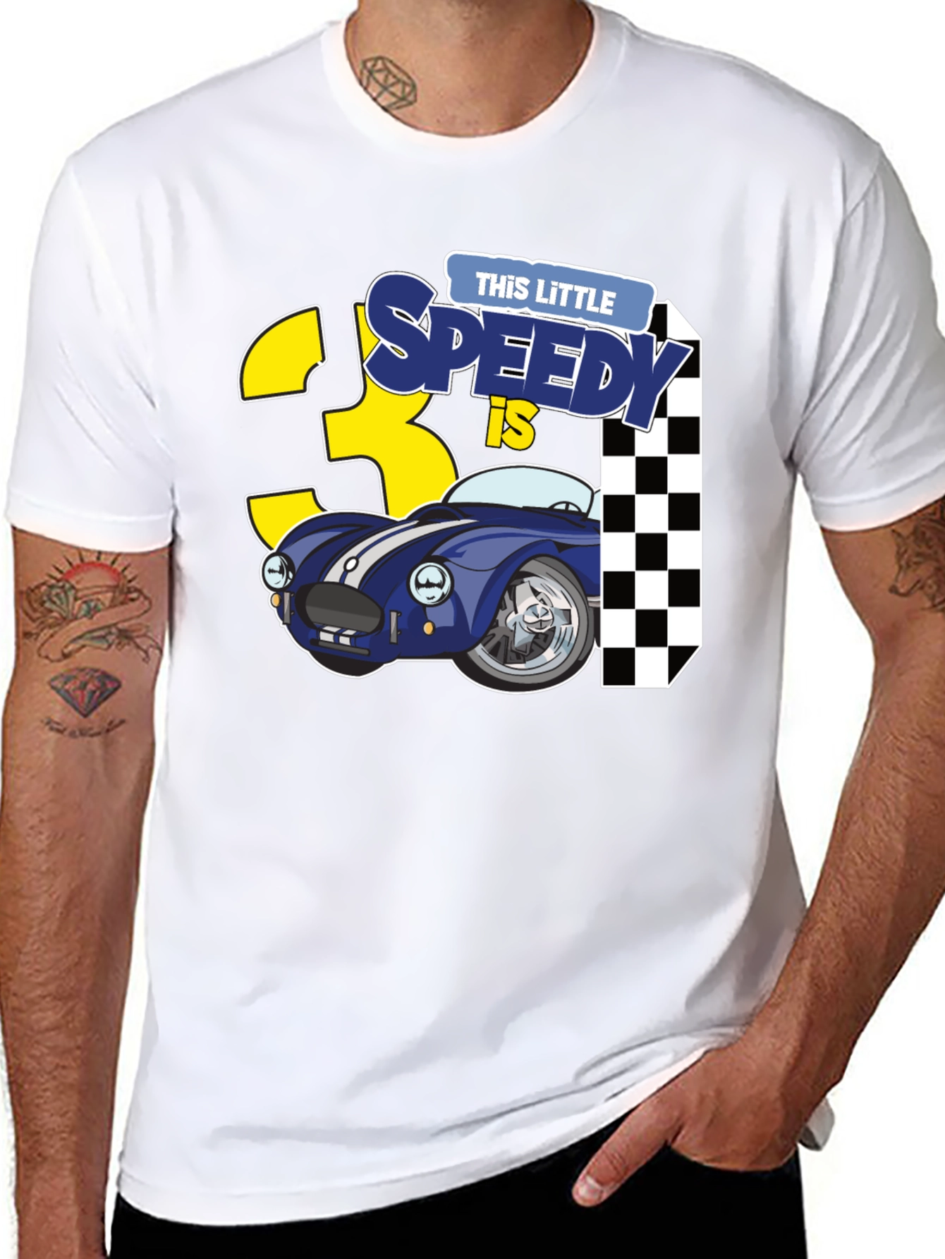 Little Speedy 3rd Birthday Boys T-Shirt
