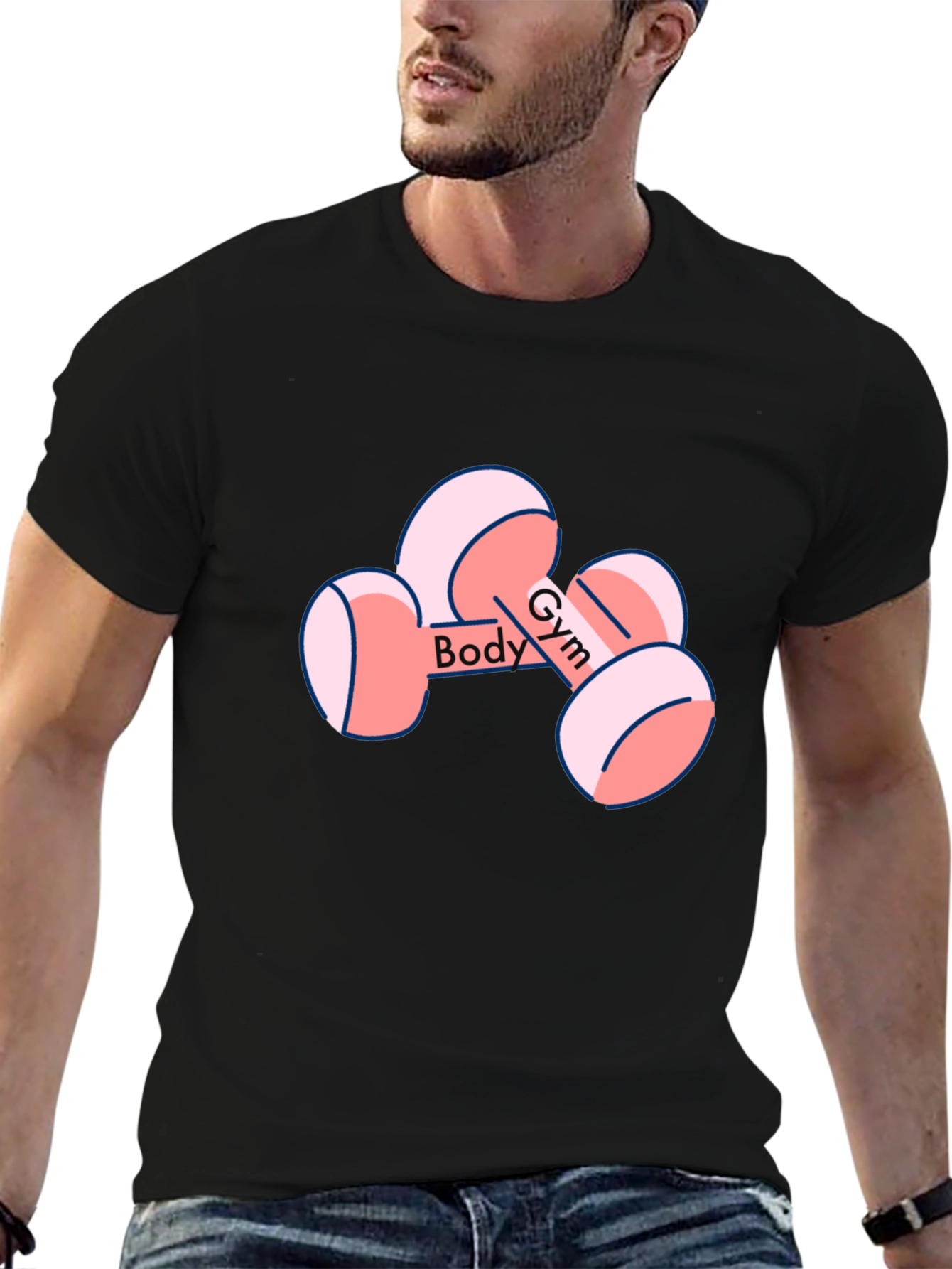 Body Gym Black T-Shirt