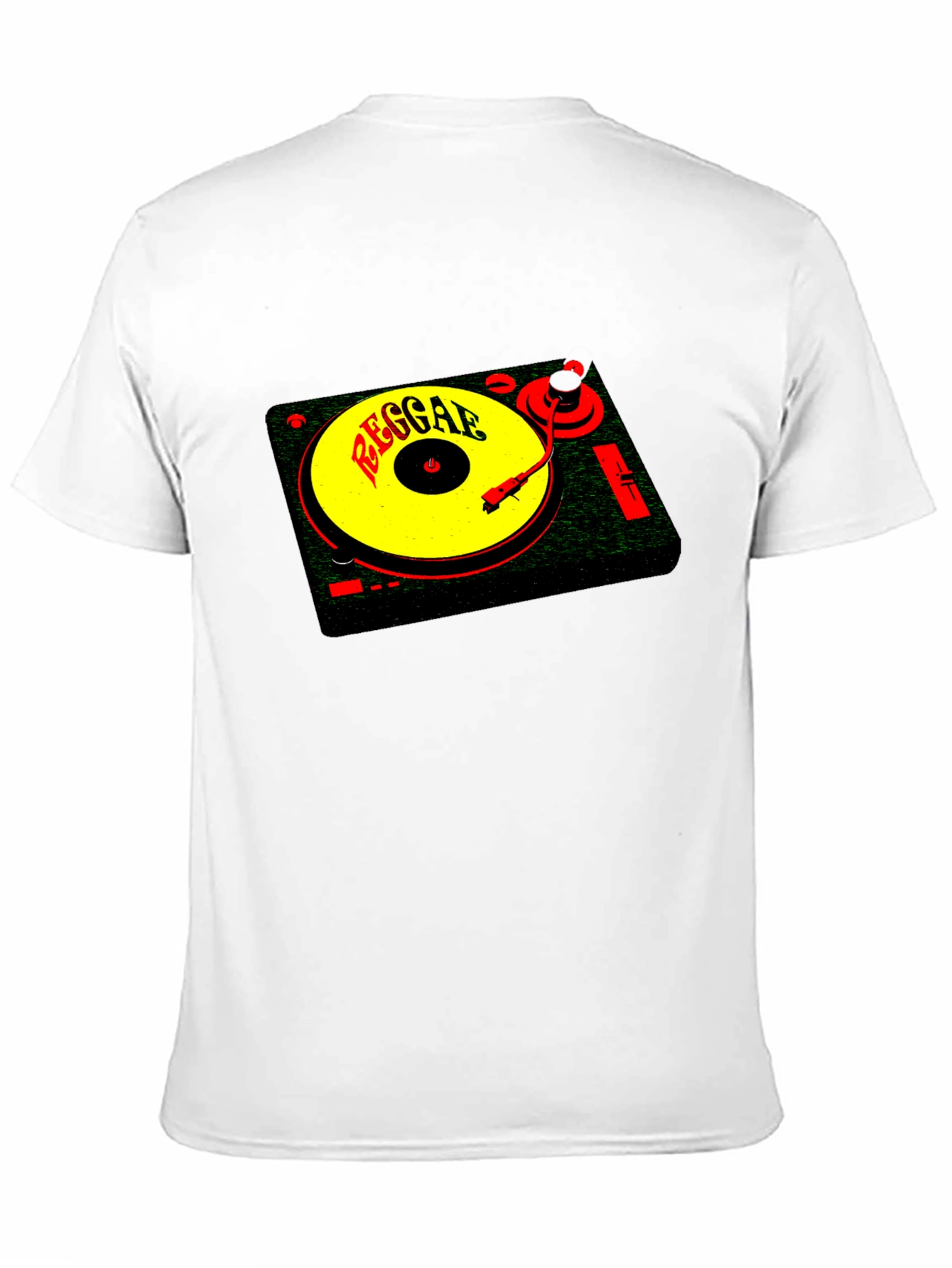 Reggae Music Turntable Graphic T-Shirt