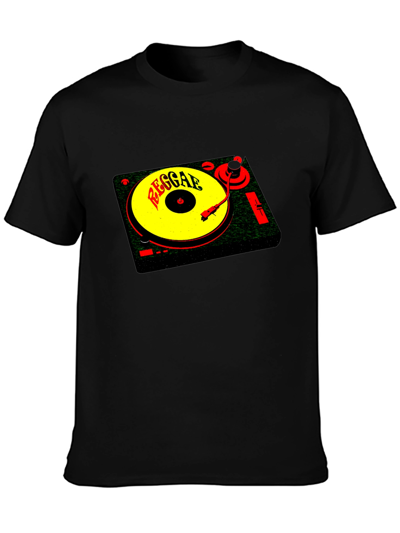 Reggae Music Turntable Graphic T-Shirt