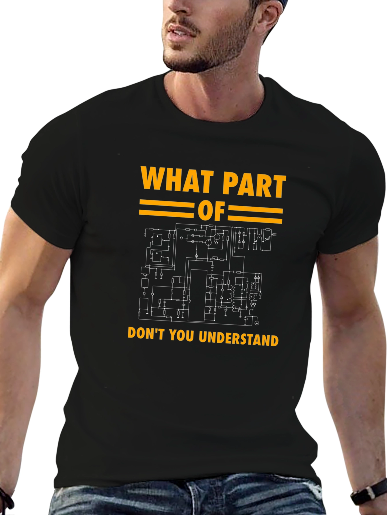 Engineer Schematic T-Shirt - What Part Dont You Understand?