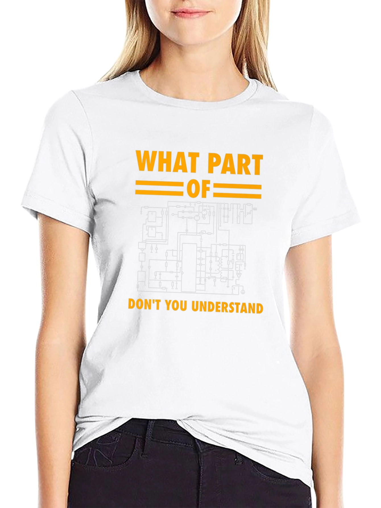 Engineer Schematic T-Shirt - What Part Dont You Understand?
