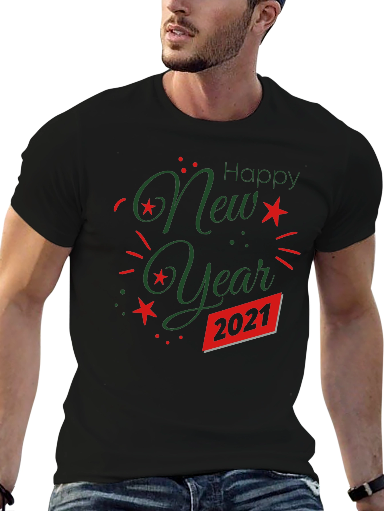 Festive New Year 2021 Graphic Tee