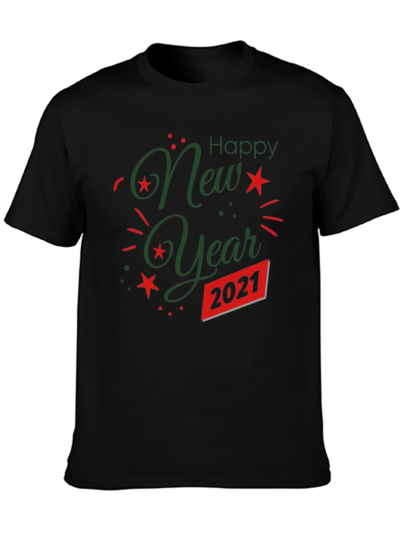 Festive New Year 2021 Graphic Tee