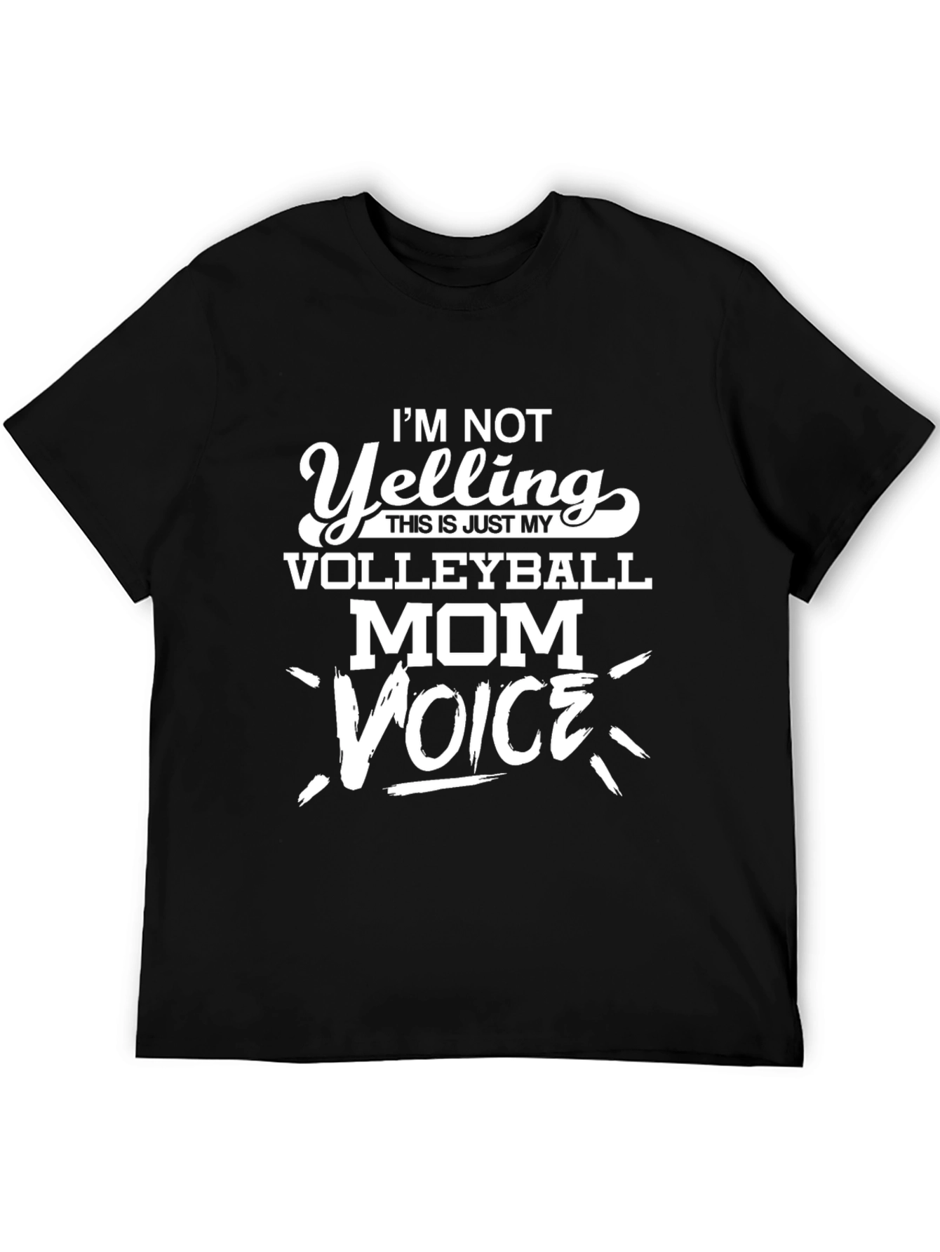 Volleyball Mom Voice T-Shirt