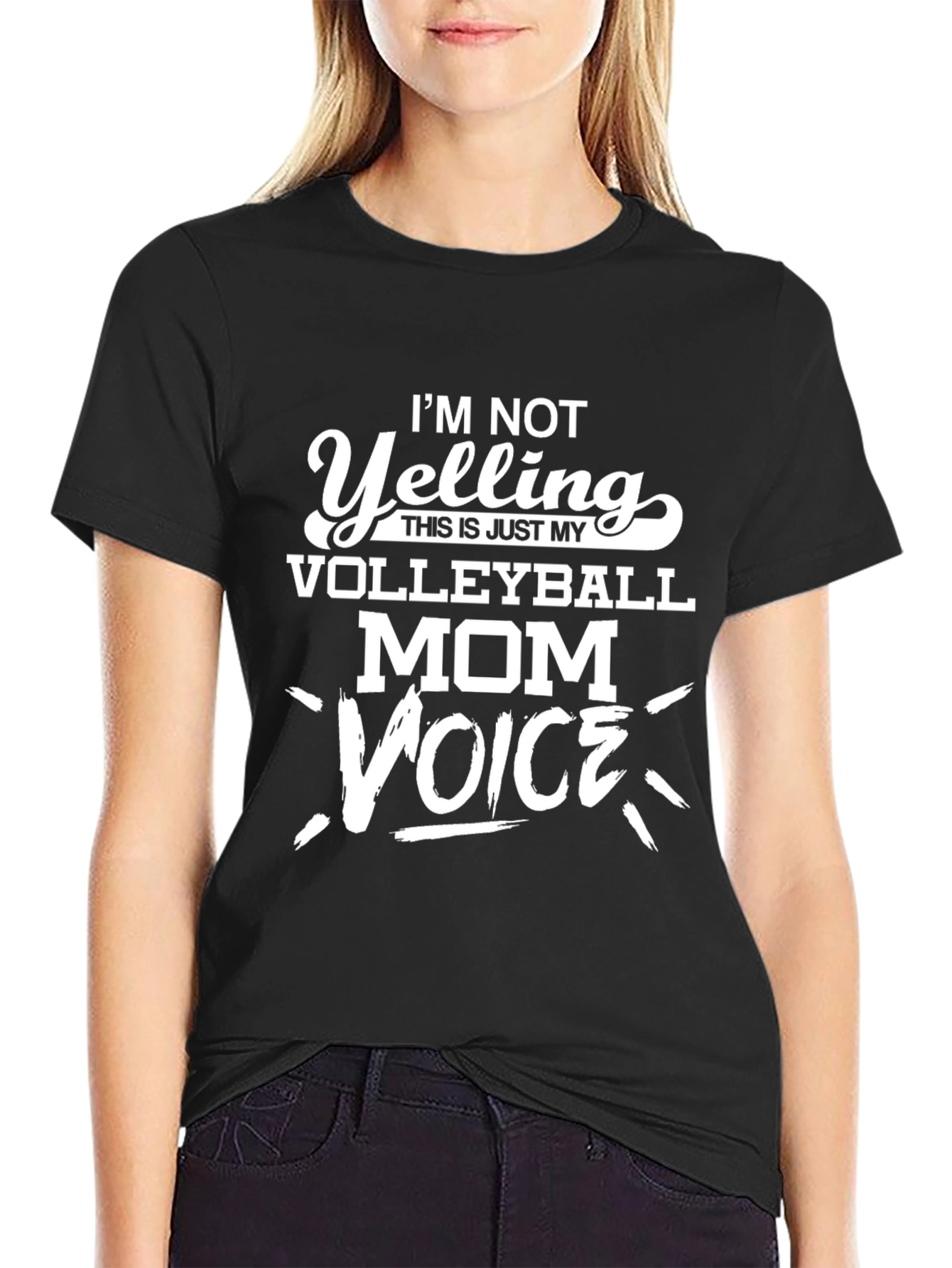 Volleyball Mom Voice T-Shirt