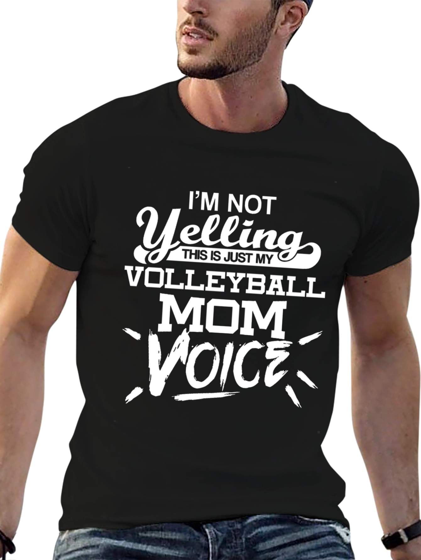 Volleyball Mom Voice T-Shirt