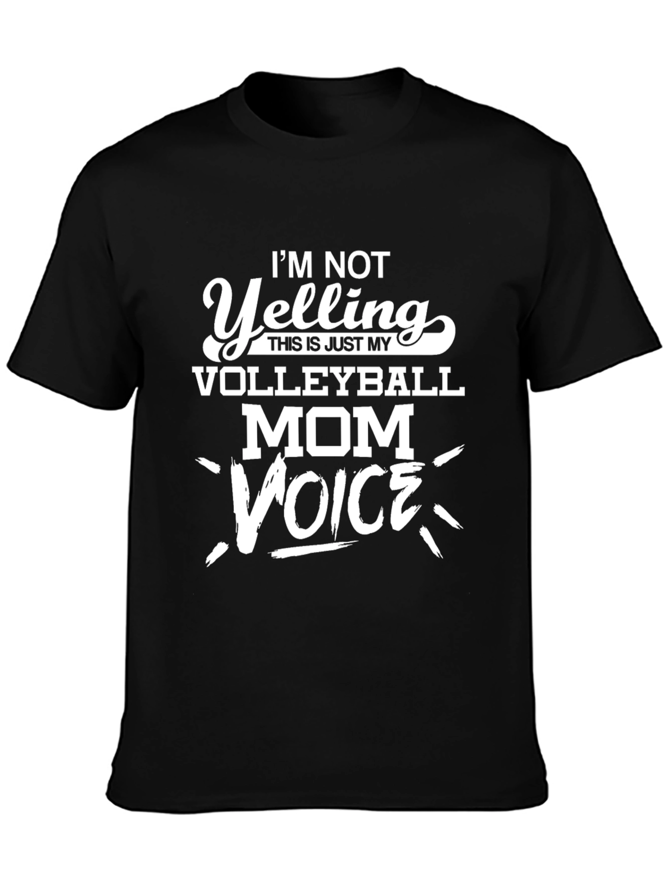 Volleyball Mom Voice T-Shirt