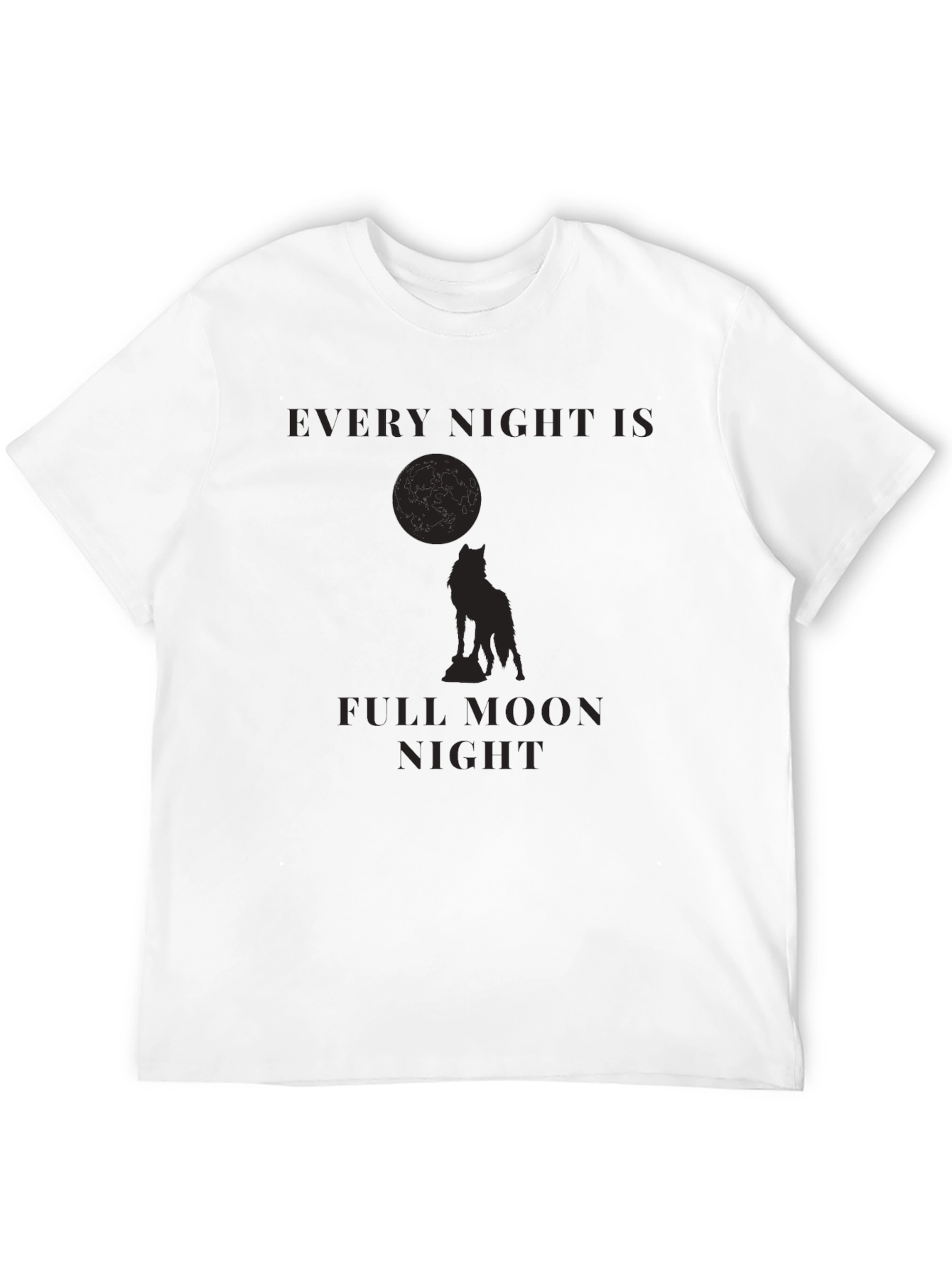 Every Night Is Full Moon Night Graphic Tee