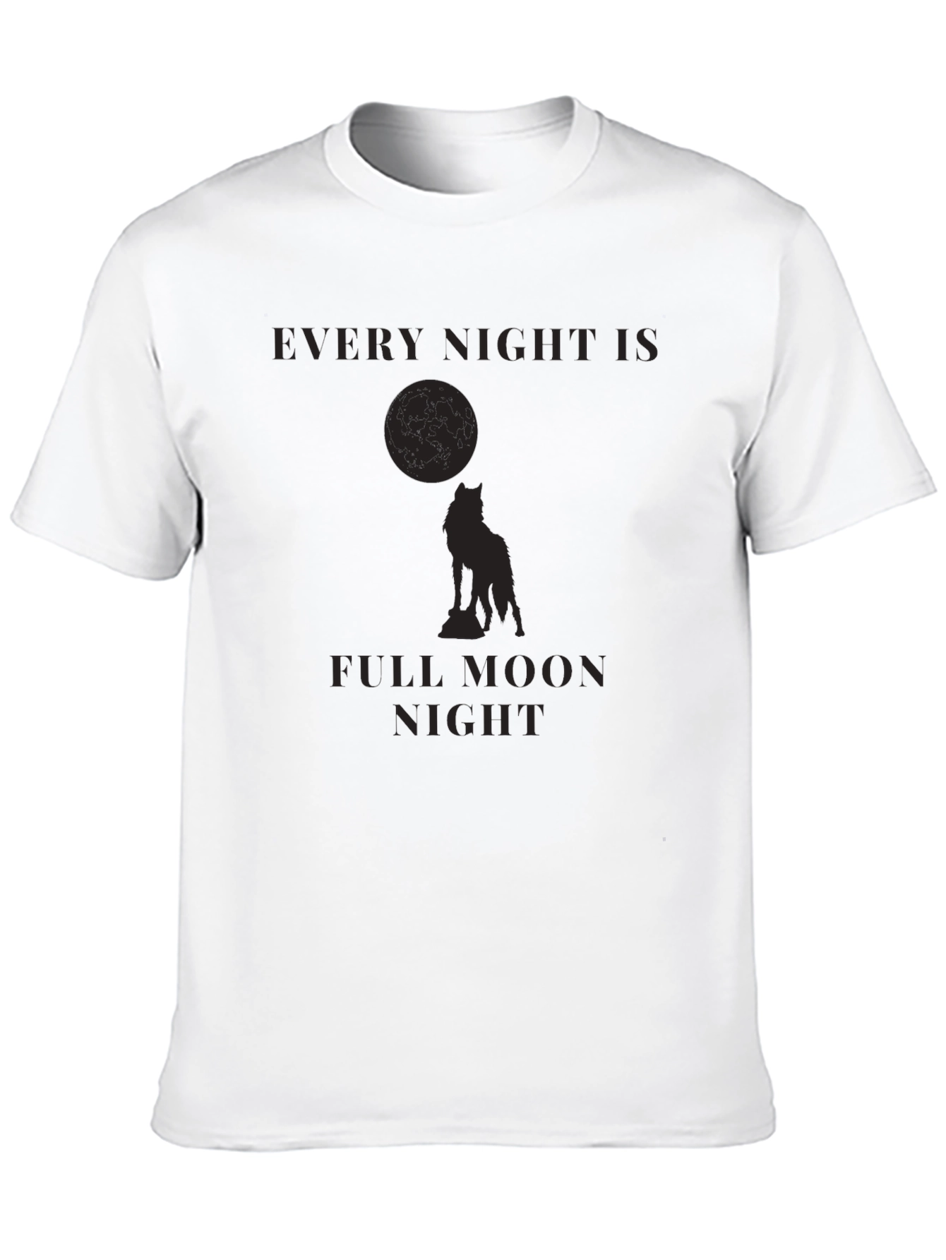 Every Night Is Full Moon Night Graphic Tee