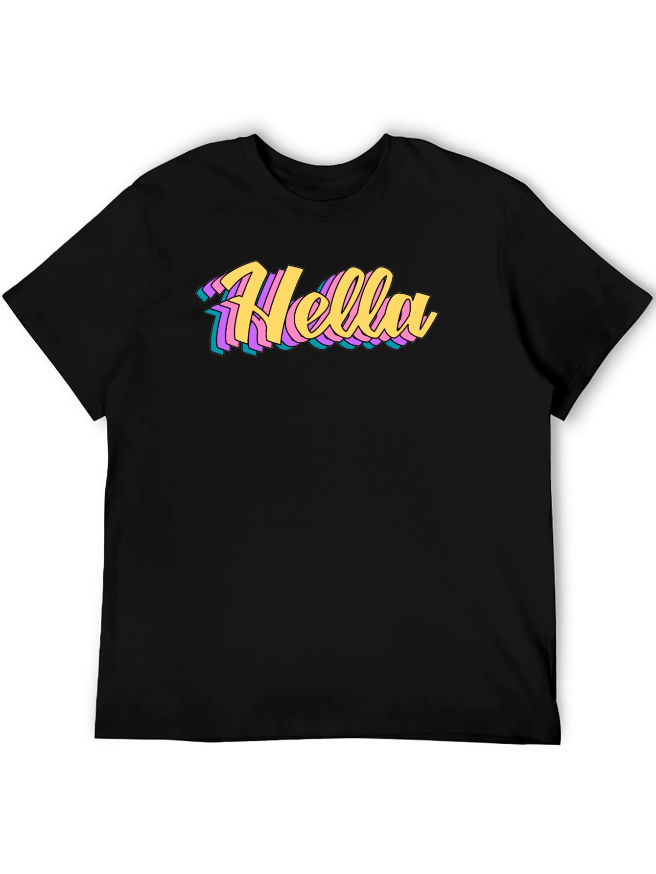 Hella Stylish Graphic Tee - Retro Design