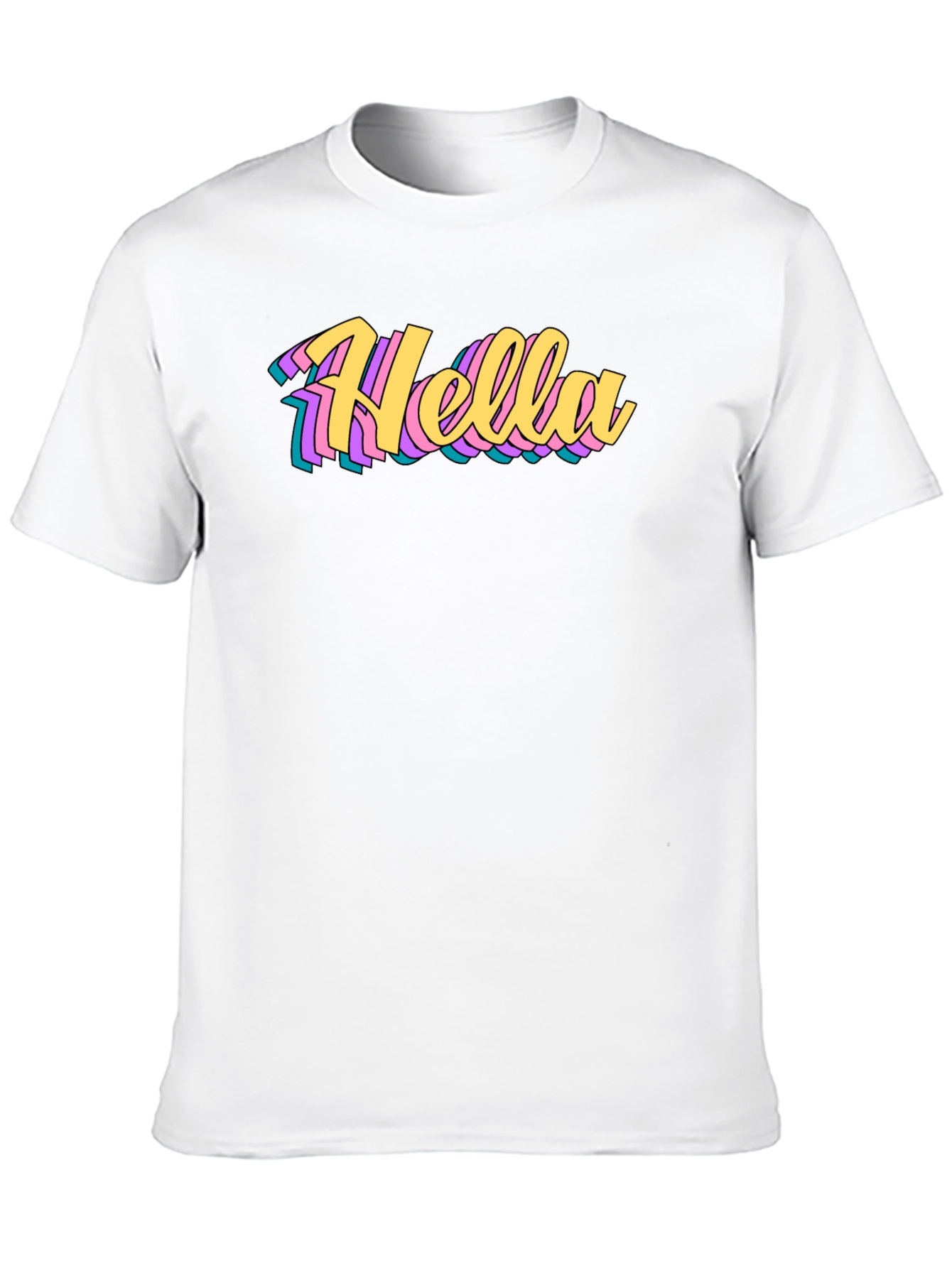 Hella Stylish Graphic Tee - Retro Design