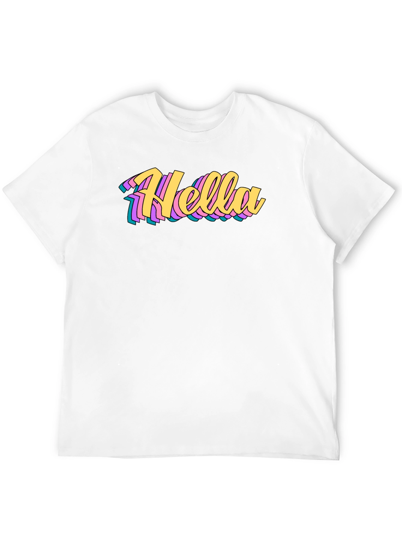 Hella Stylish Graphic Tee - Retro Design