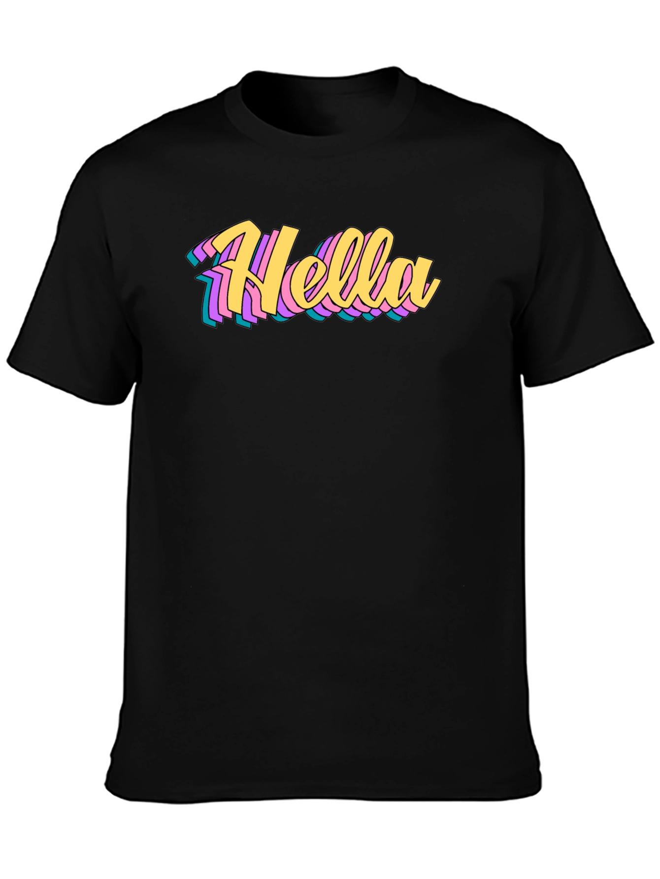 Hella Stylish Graphic Tee - Retro Design