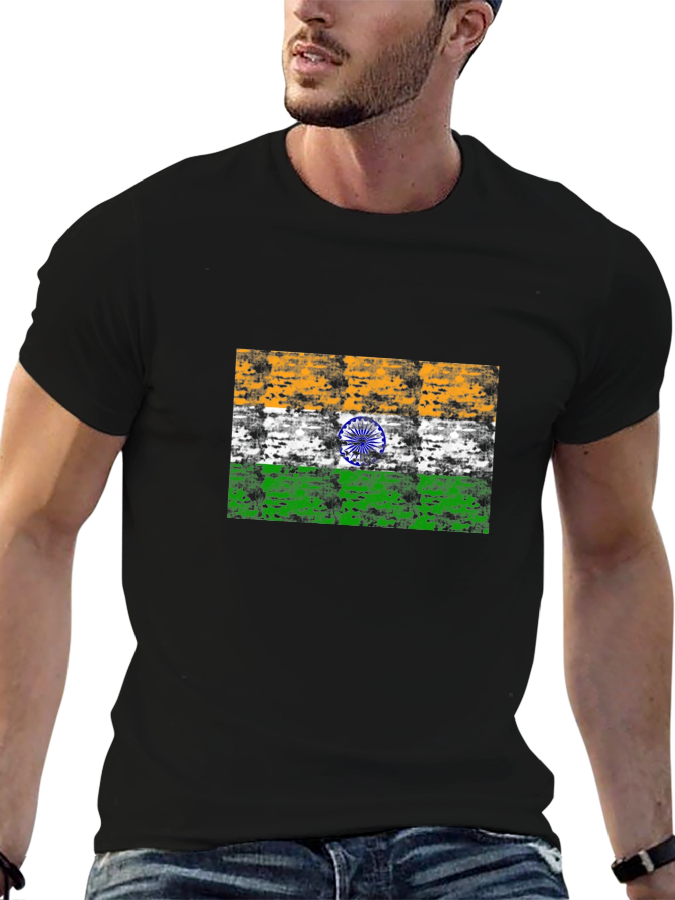 India Flag T-Shirt - Patriotic Design