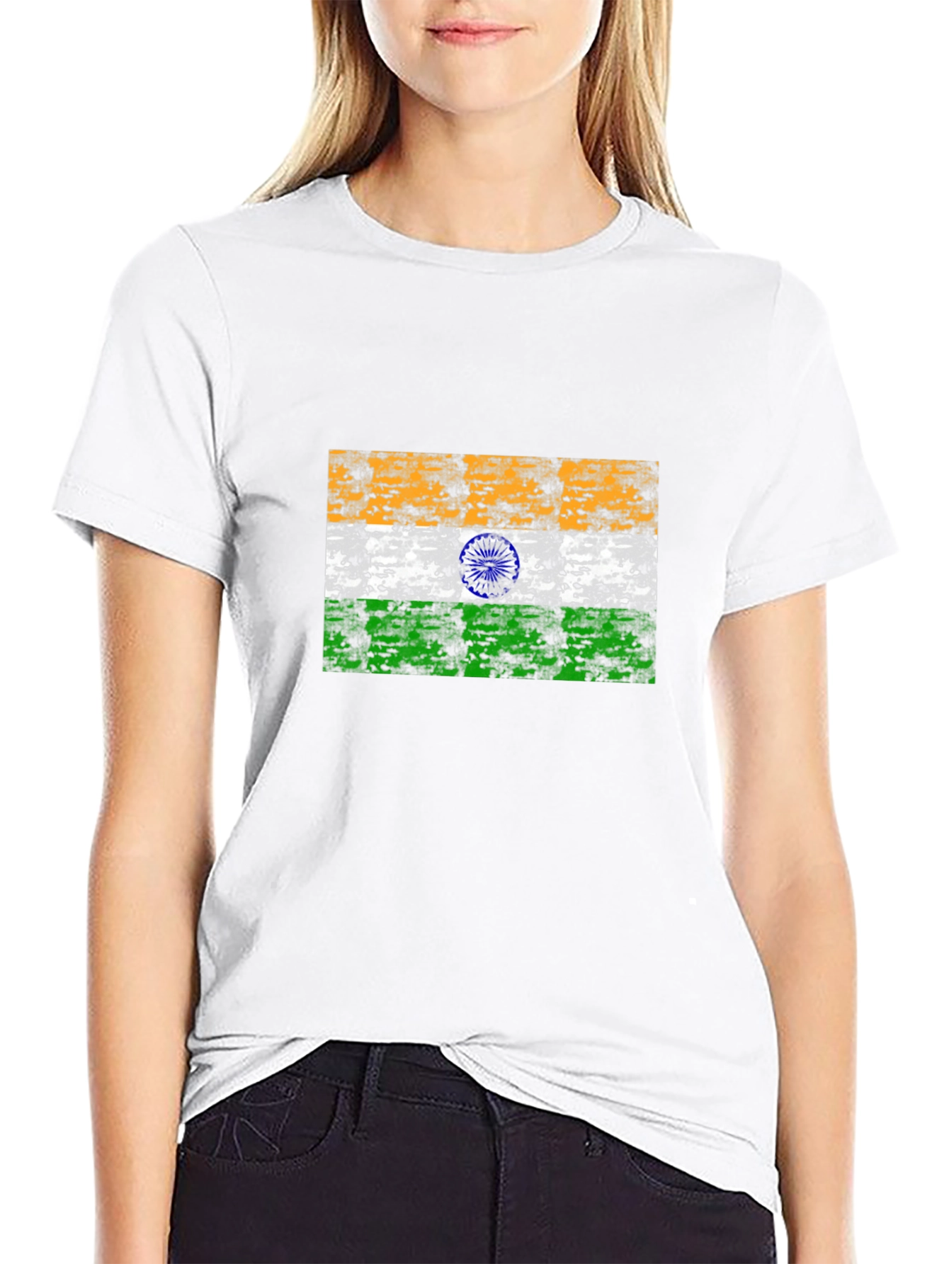 India Flag T-Shirt - Patriotic Design