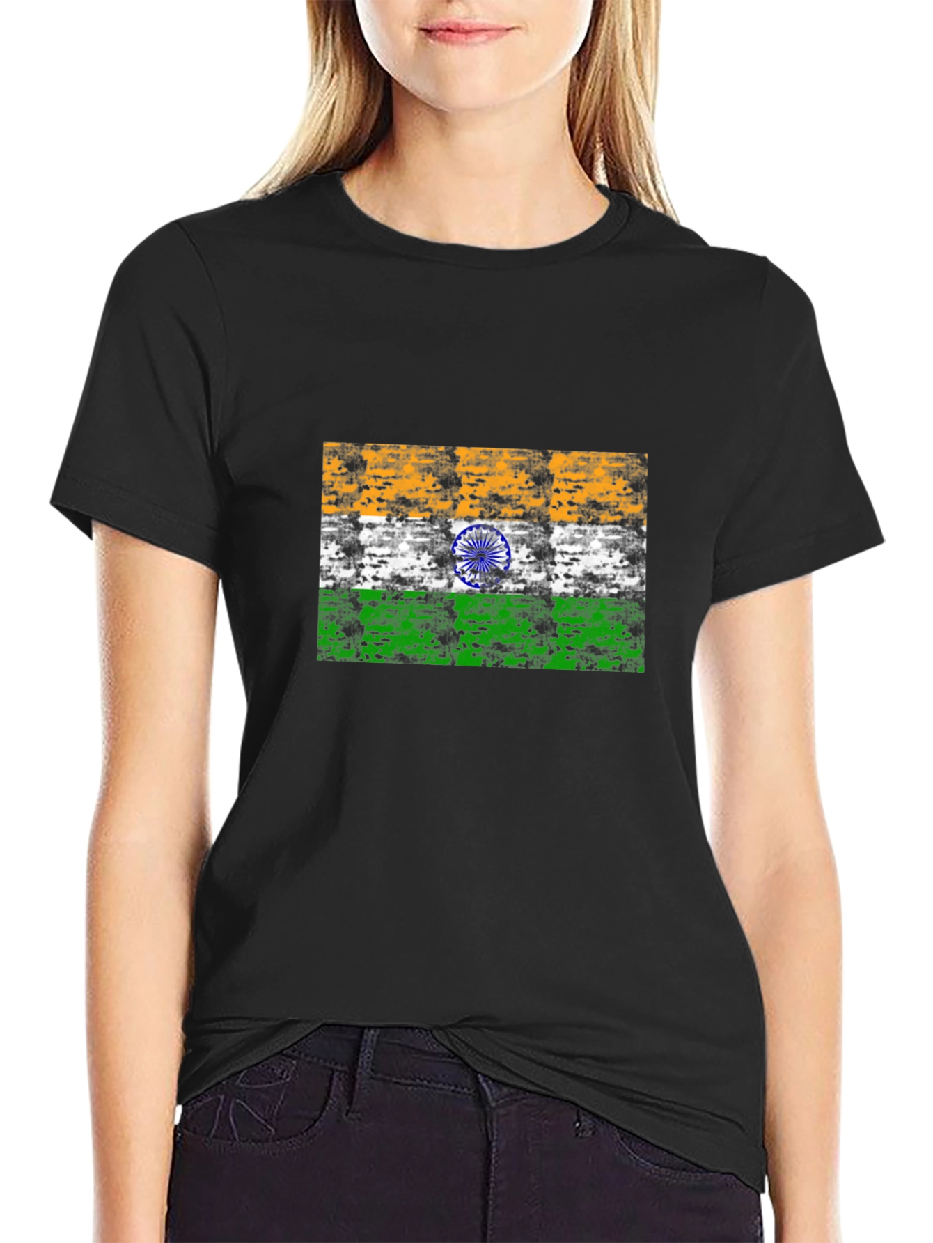 India Flag T-Shirt - Patriotic Design
