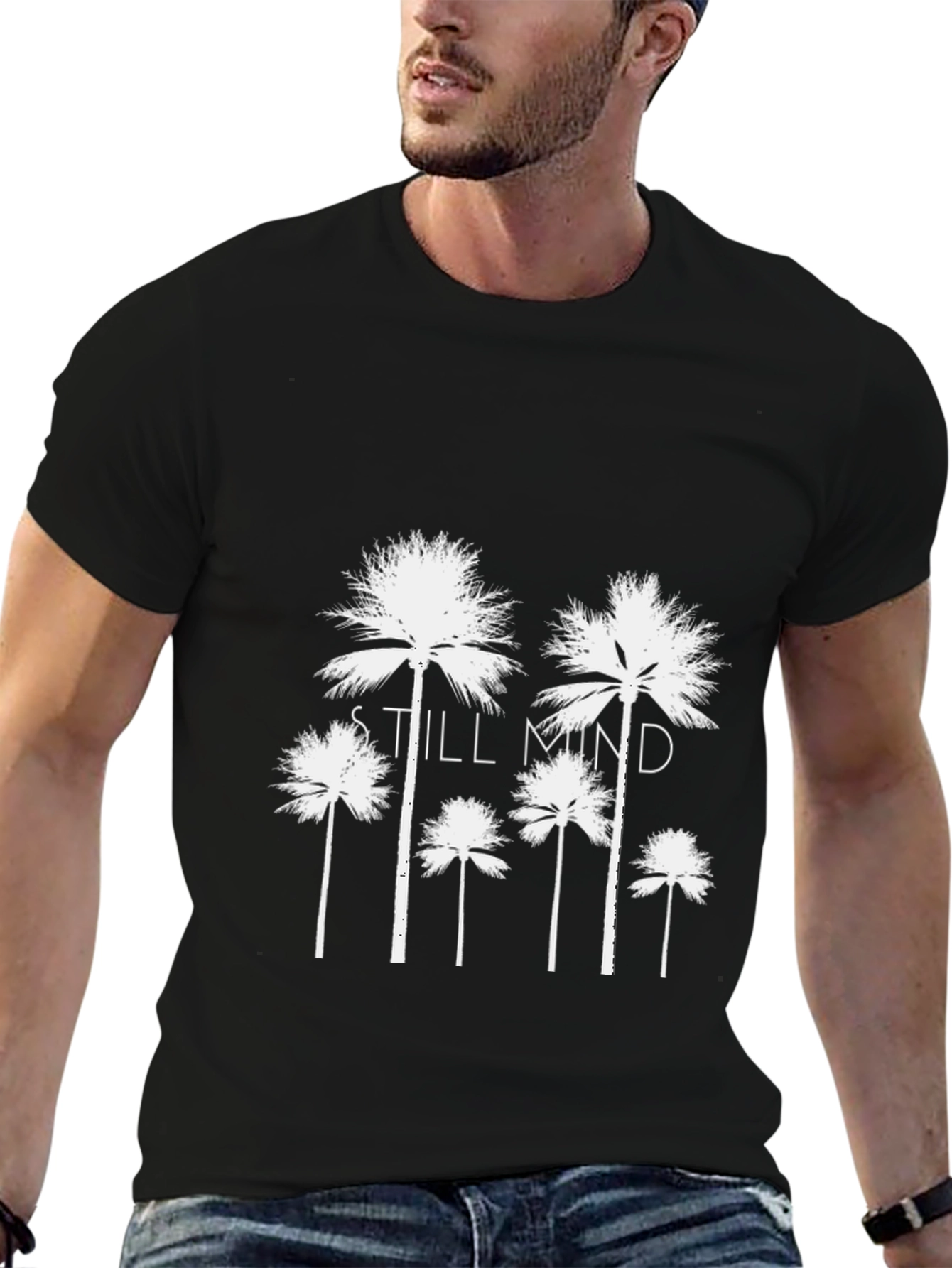 Still Mind Palm Tree Graphic Tee