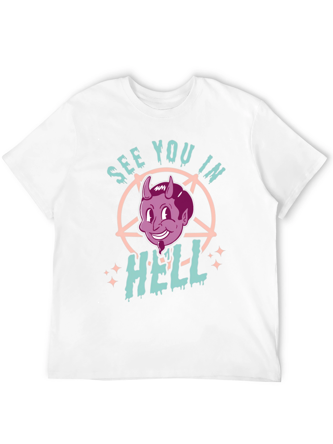 See You in Hell Graphic Tee - Black