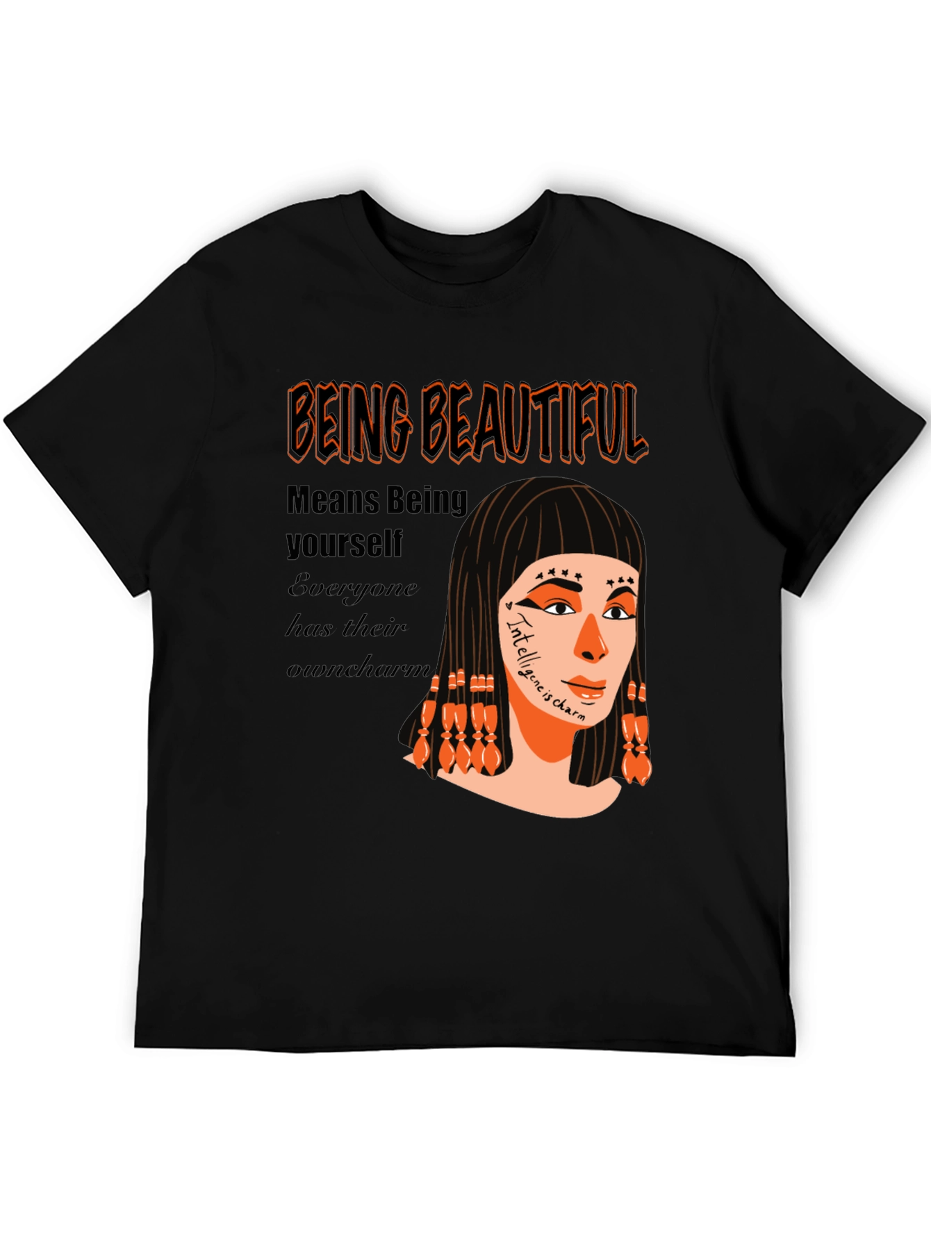 Unique Graphic T-Shirt - Being Beautiful Design