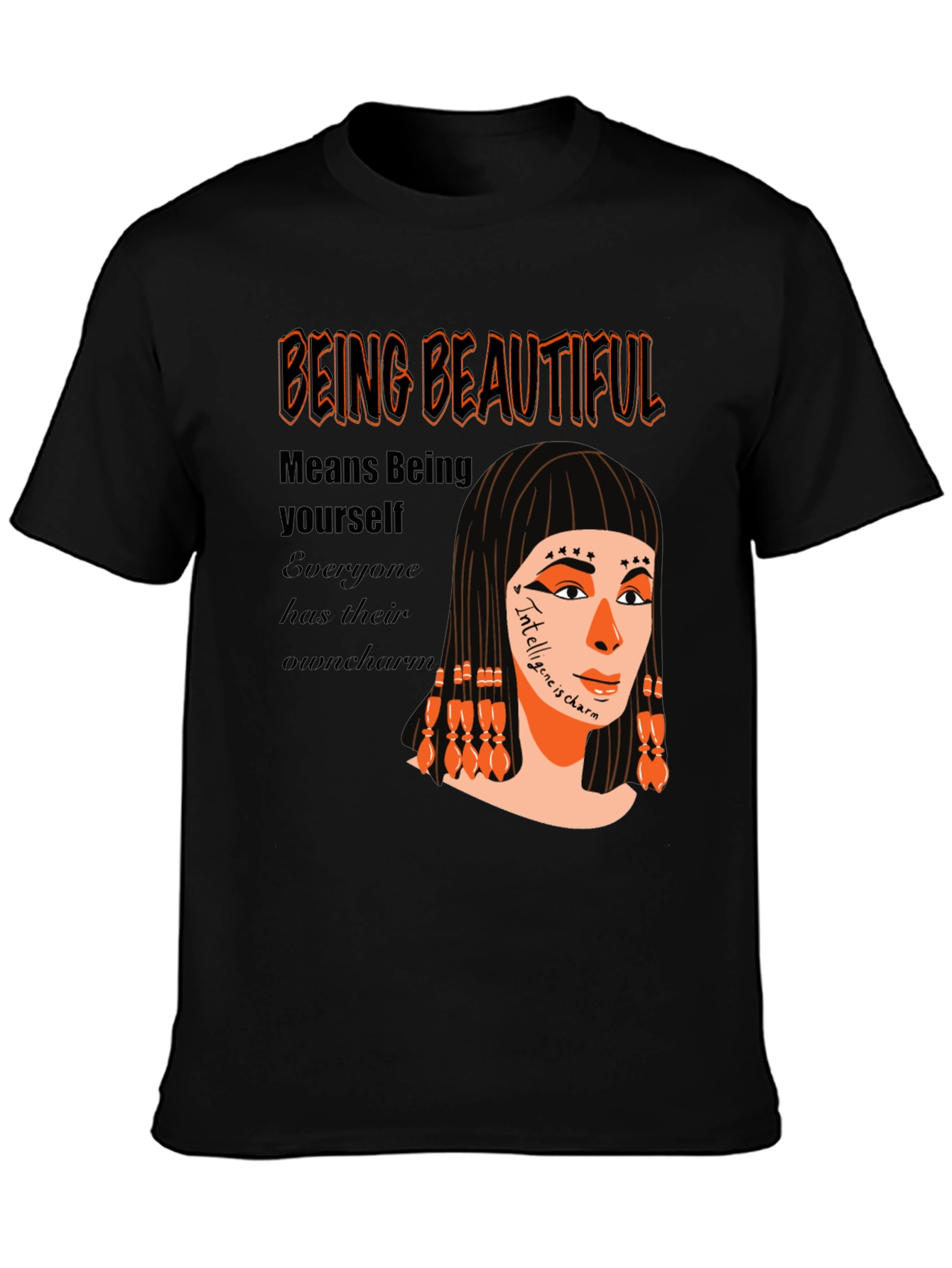 Unique Graphic T-Shirt - Being Beautiful Design
