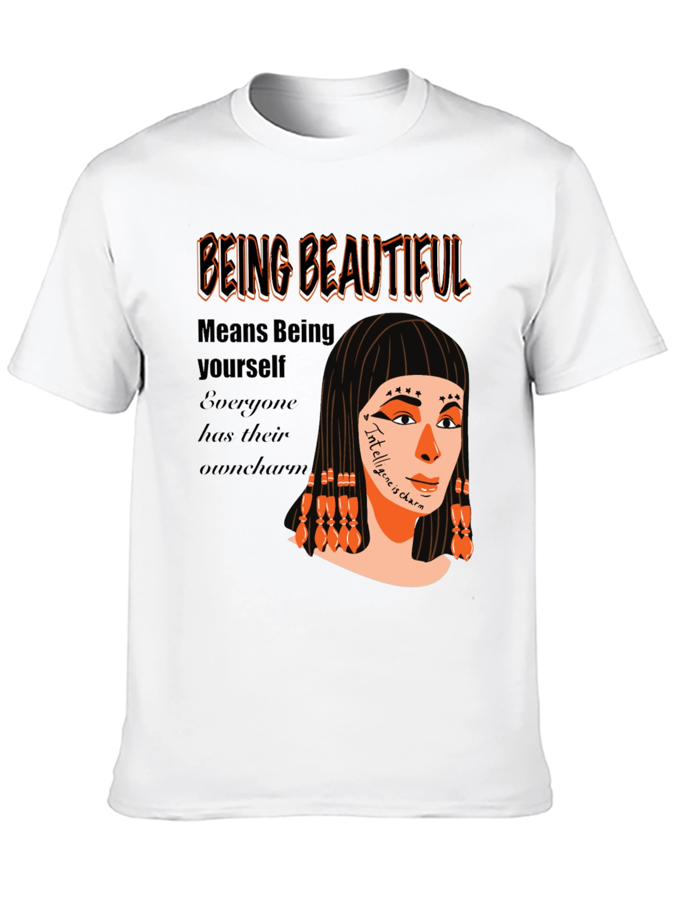 Unique Graphic T-Shirt - Being Beautiful Design
