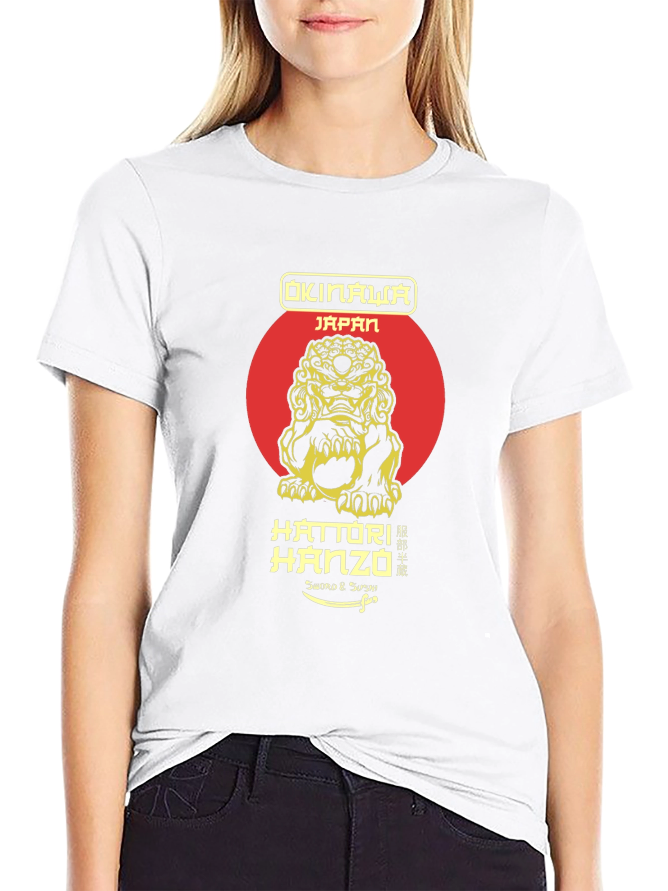 Okinawa Japan Lion Graphic T-Shirt