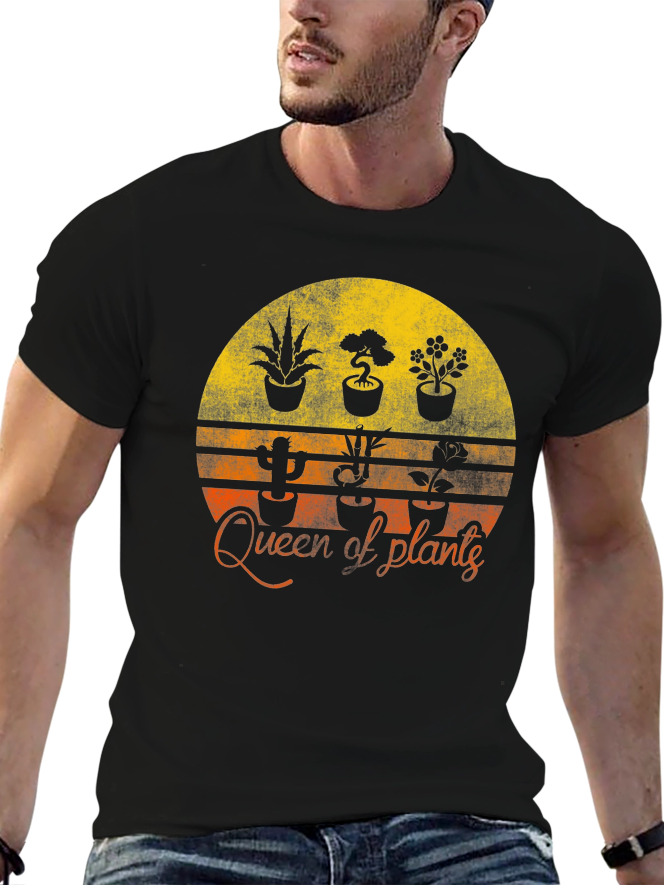 Queen of Plants T-Shirt - Botanical Graphic Tee