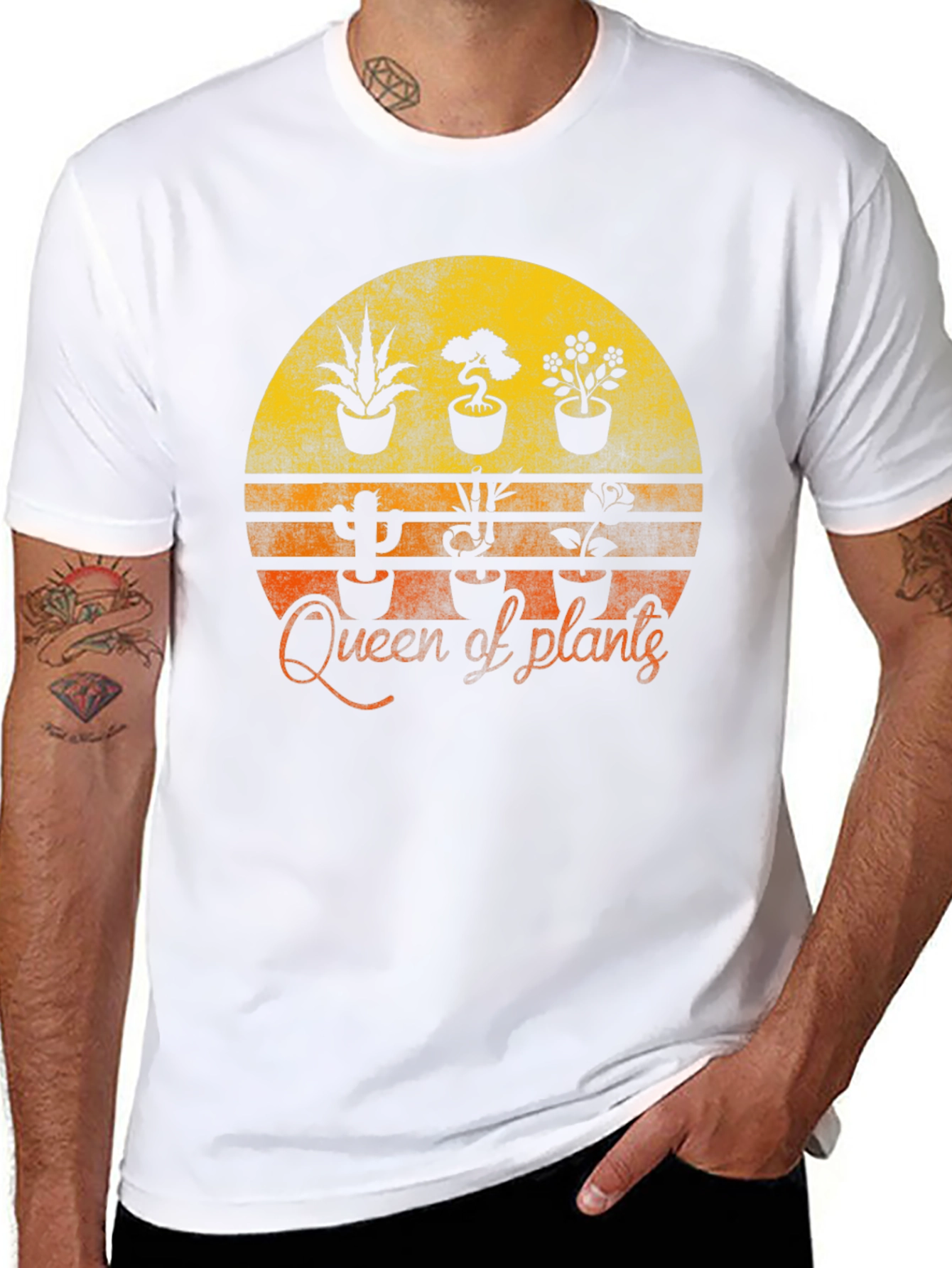 Queen of Plants T-Shirt - Botanical Graphic Tee