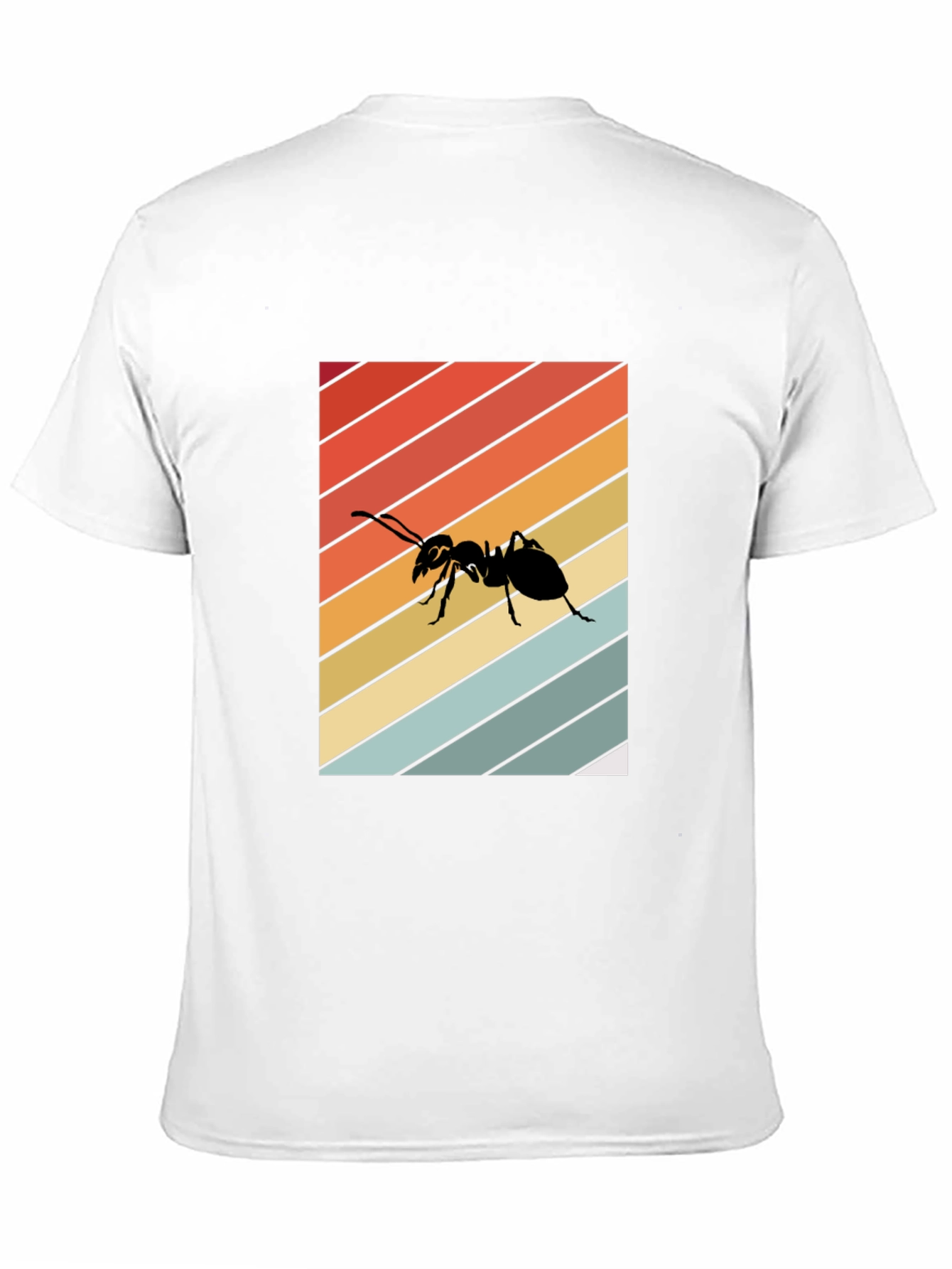 Retro Ant Graphic T-Shirt - Black