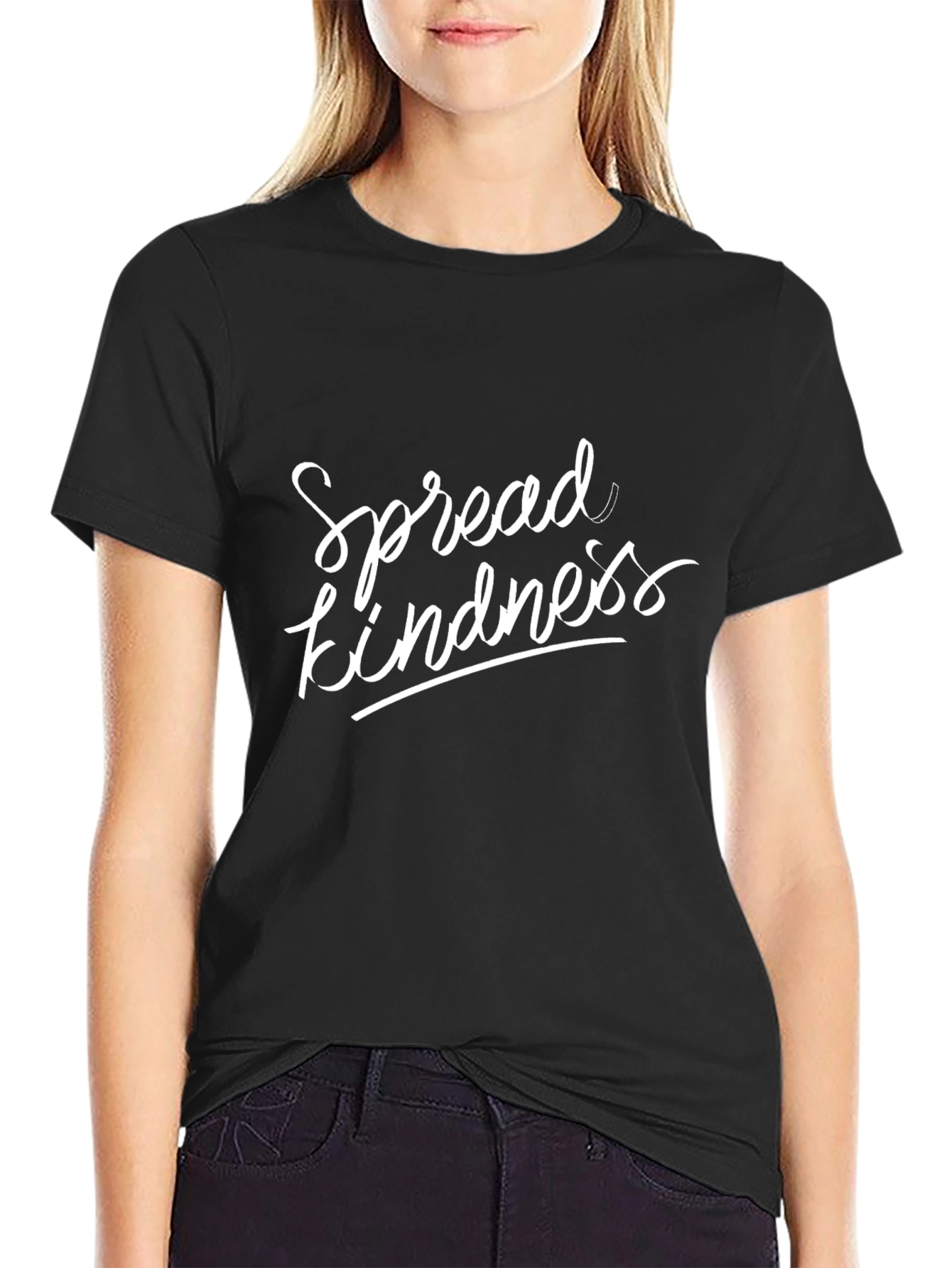 Spread Kindness Black T-Shirt