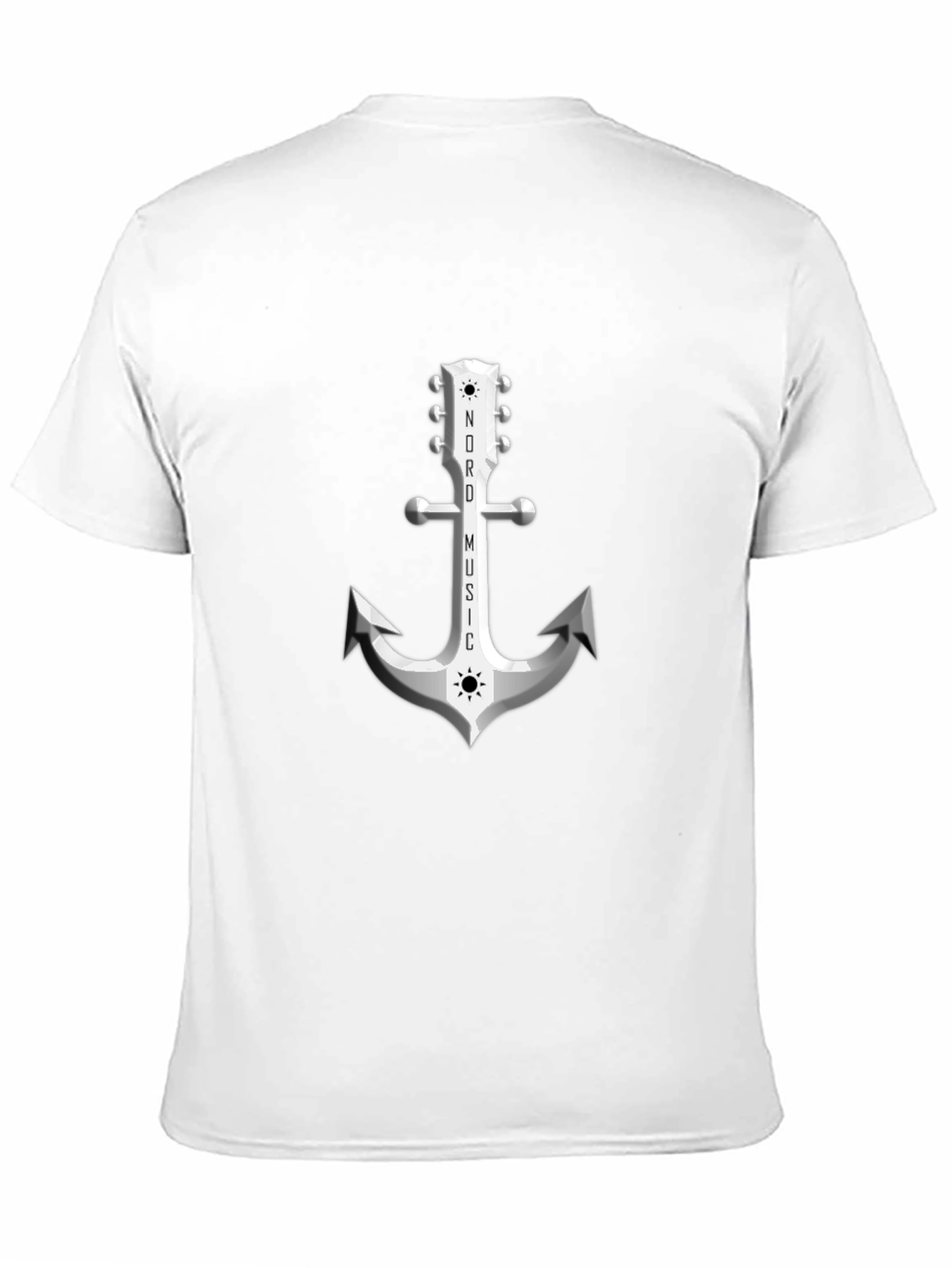 Nord Music Anchor Guitar Graphic Tee