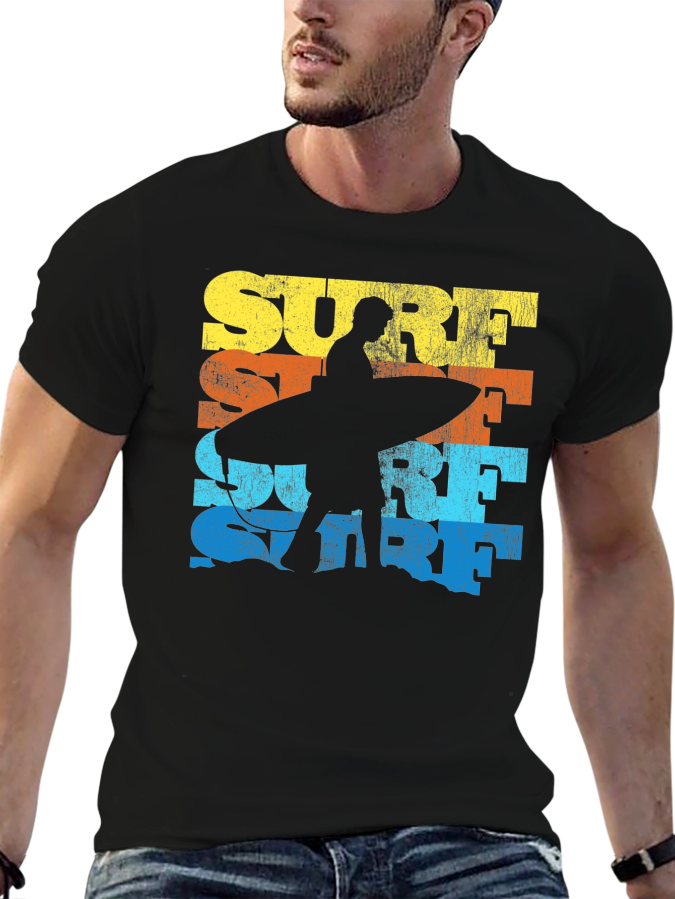 Surf T-Shirt Retro Design