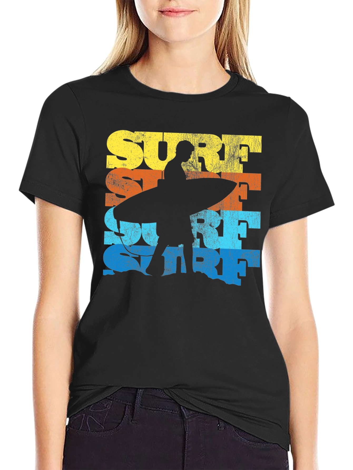 Surf T-Shirt Retro Design