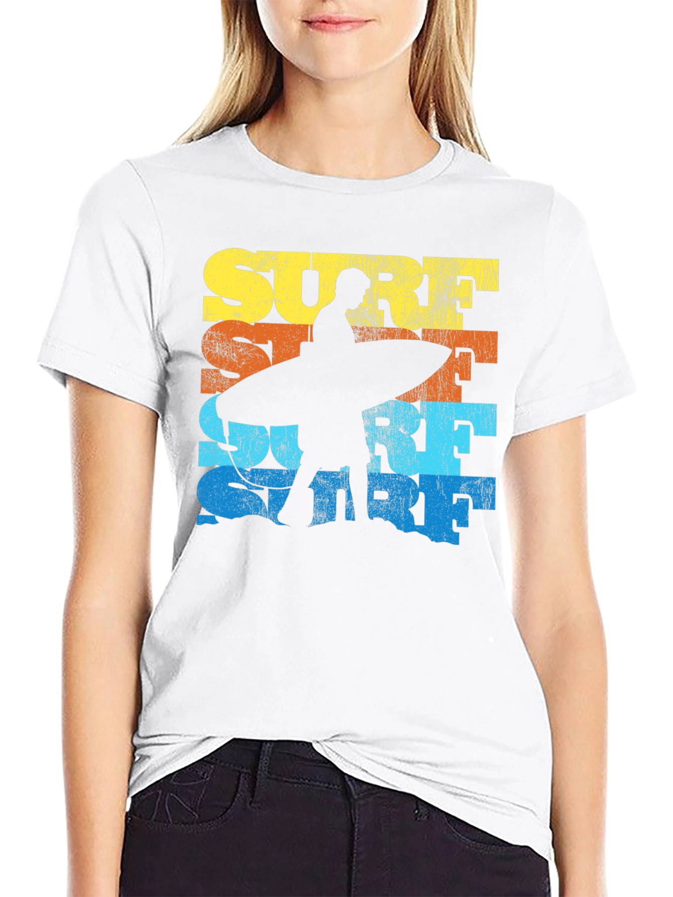 Surf T-Shirt Retro Design