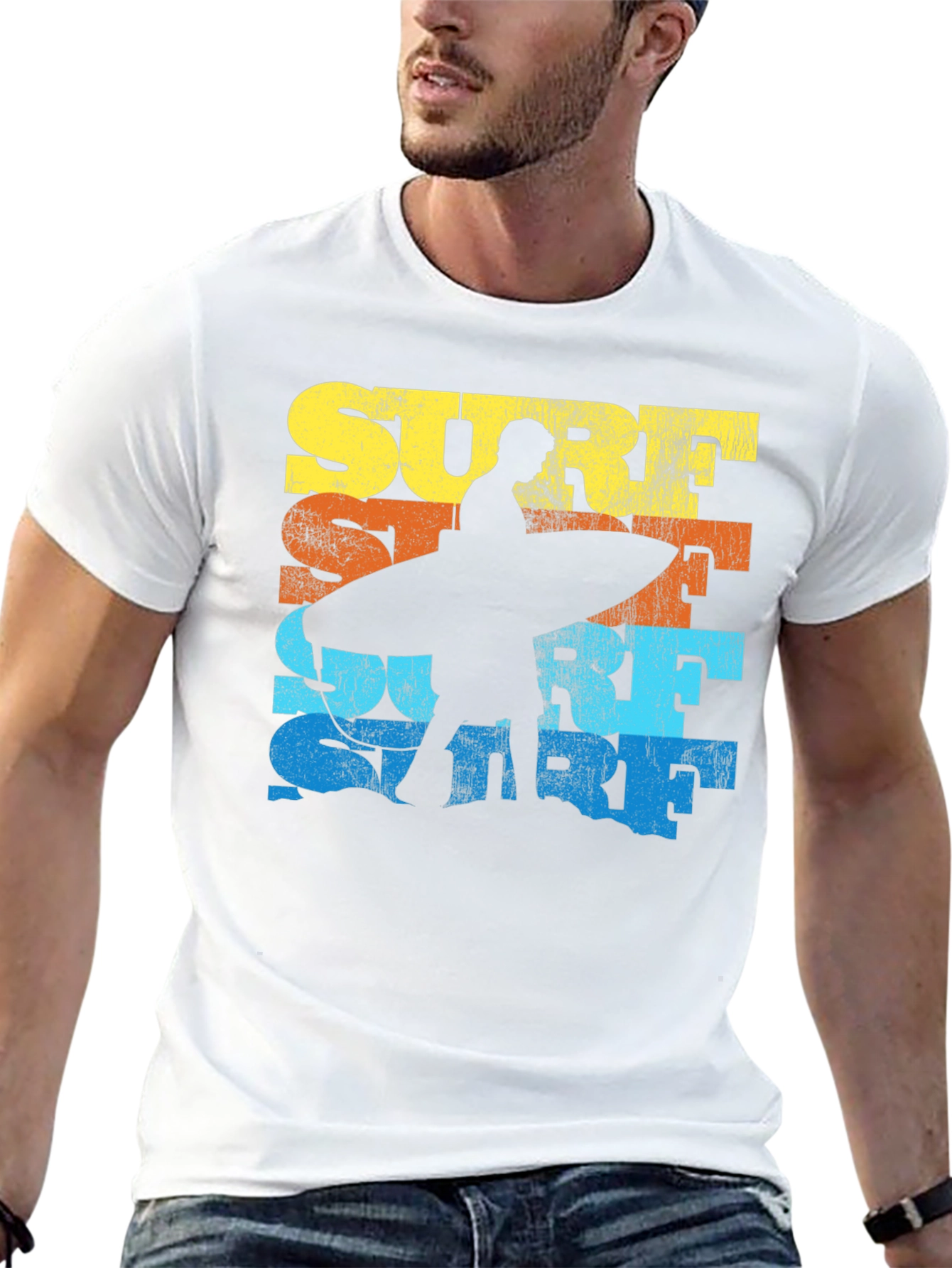 Surf T-Shirt Retro Design