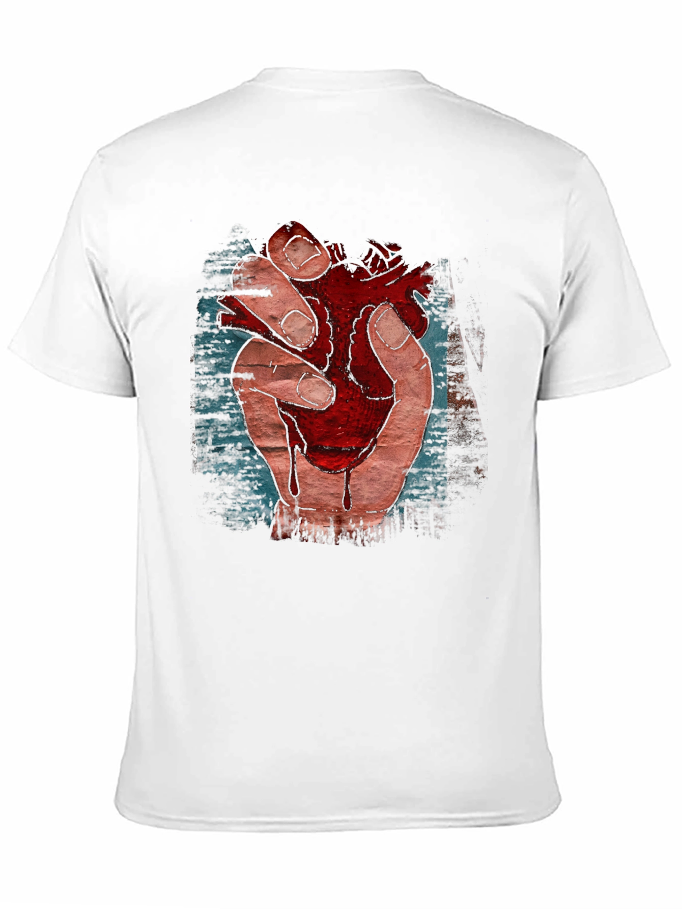 Anatomical Heart Graphic T-Shirt - Black