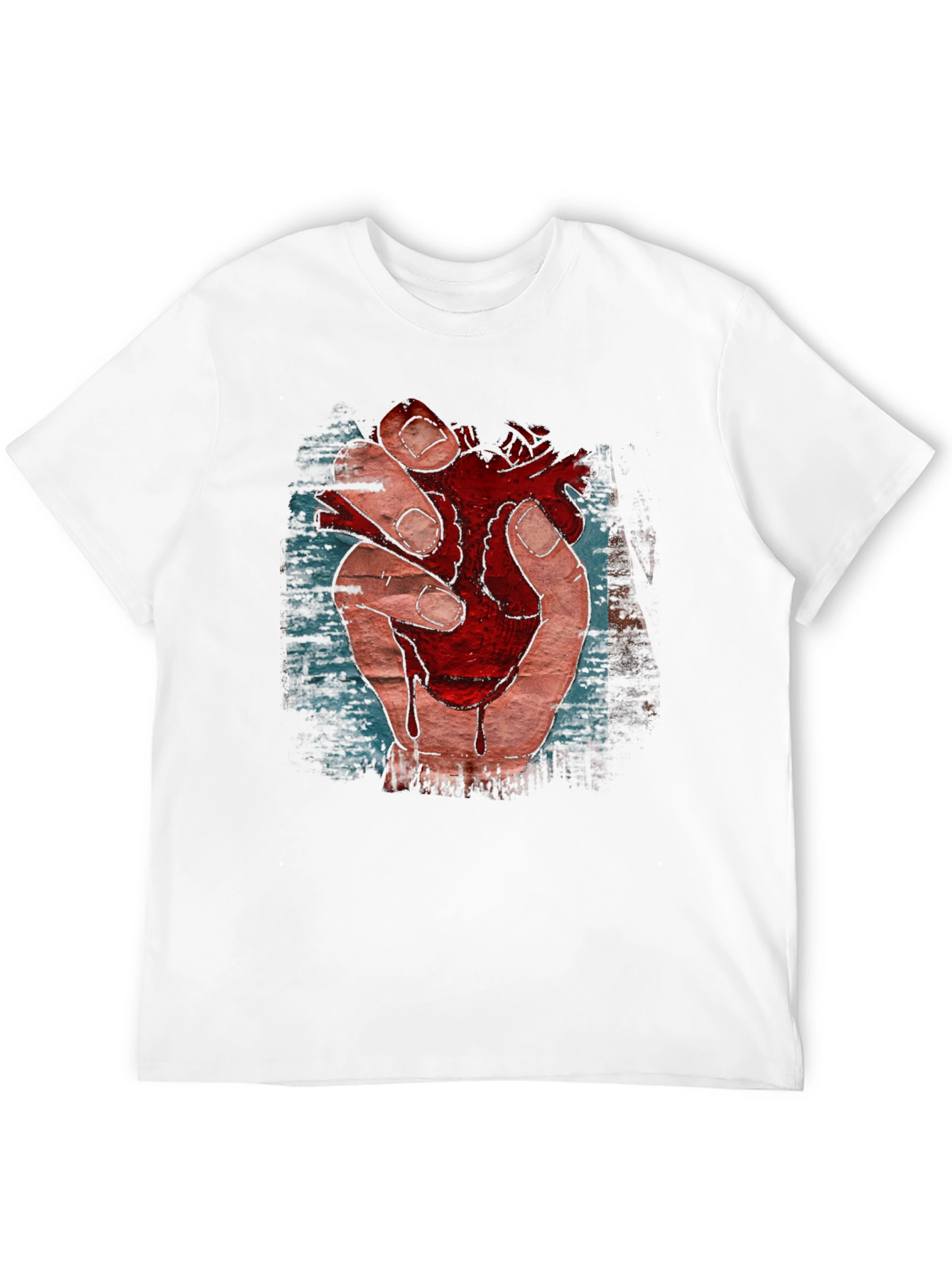 Anatomical Heart Graphic T-Shirt - Black