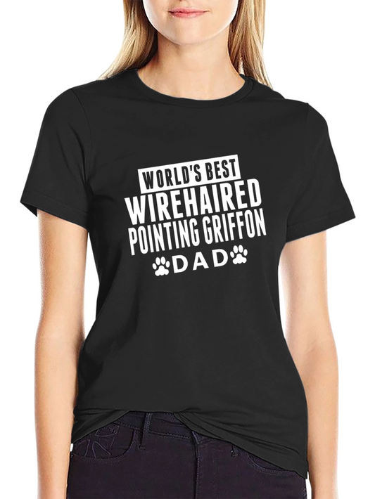 Wirehaired Pointing Griffon Dad T-Shirt