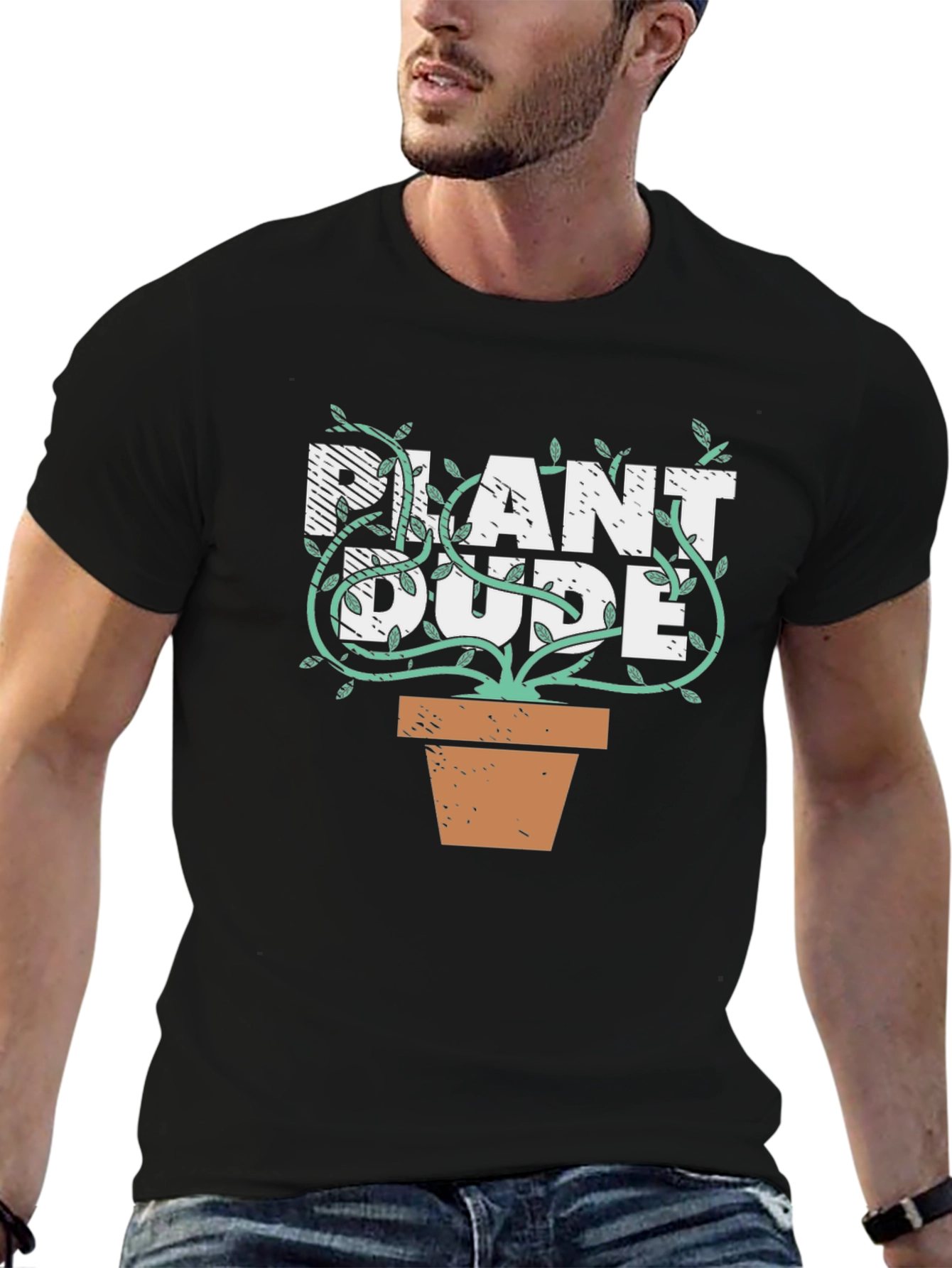 Plant Dude Graphic Tee - Black