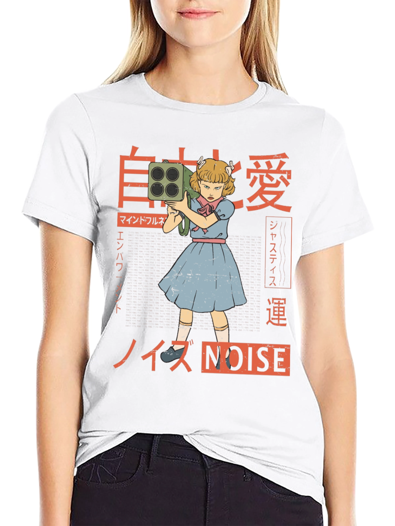 Edgy Anime Style Graphic Tee