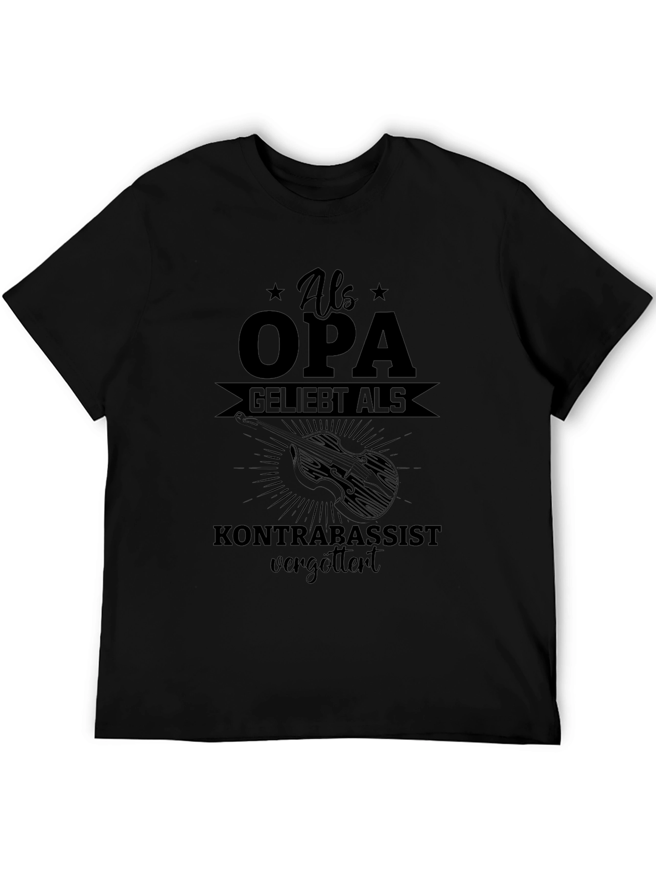 Als Opa Geliebt Kontrabassist T-Shirt