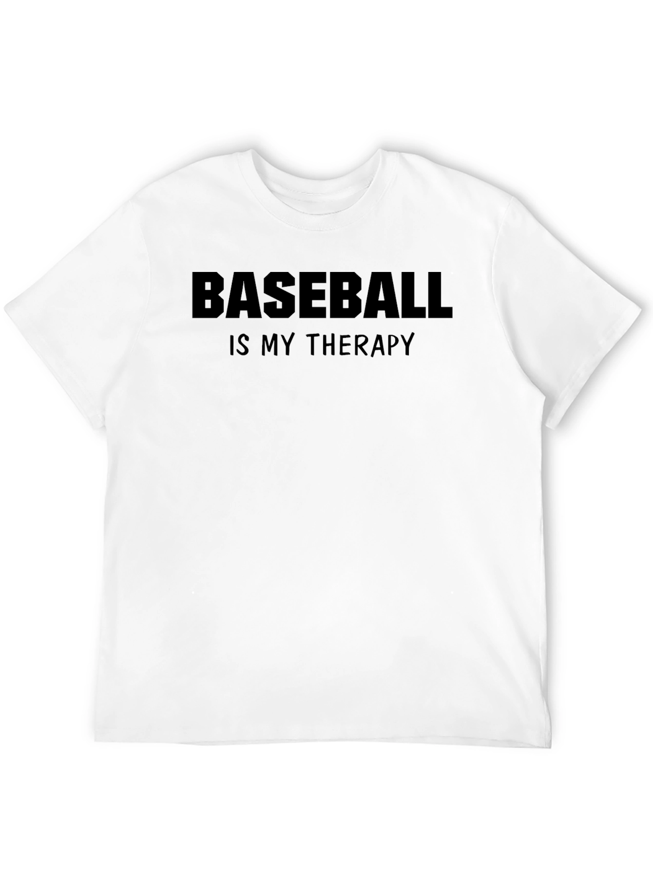 Baseball Is My Therapy Graphic Tee