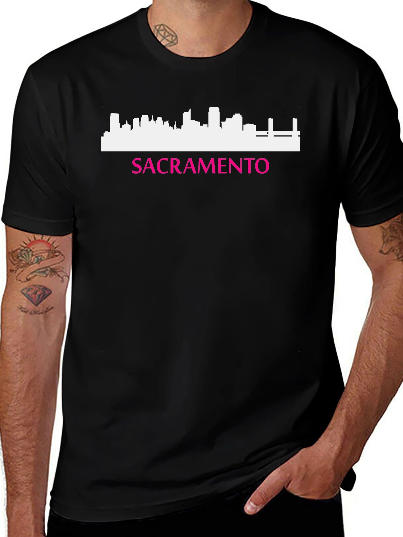 Sacramento Skyline T-Shirt - City Pride Tee
