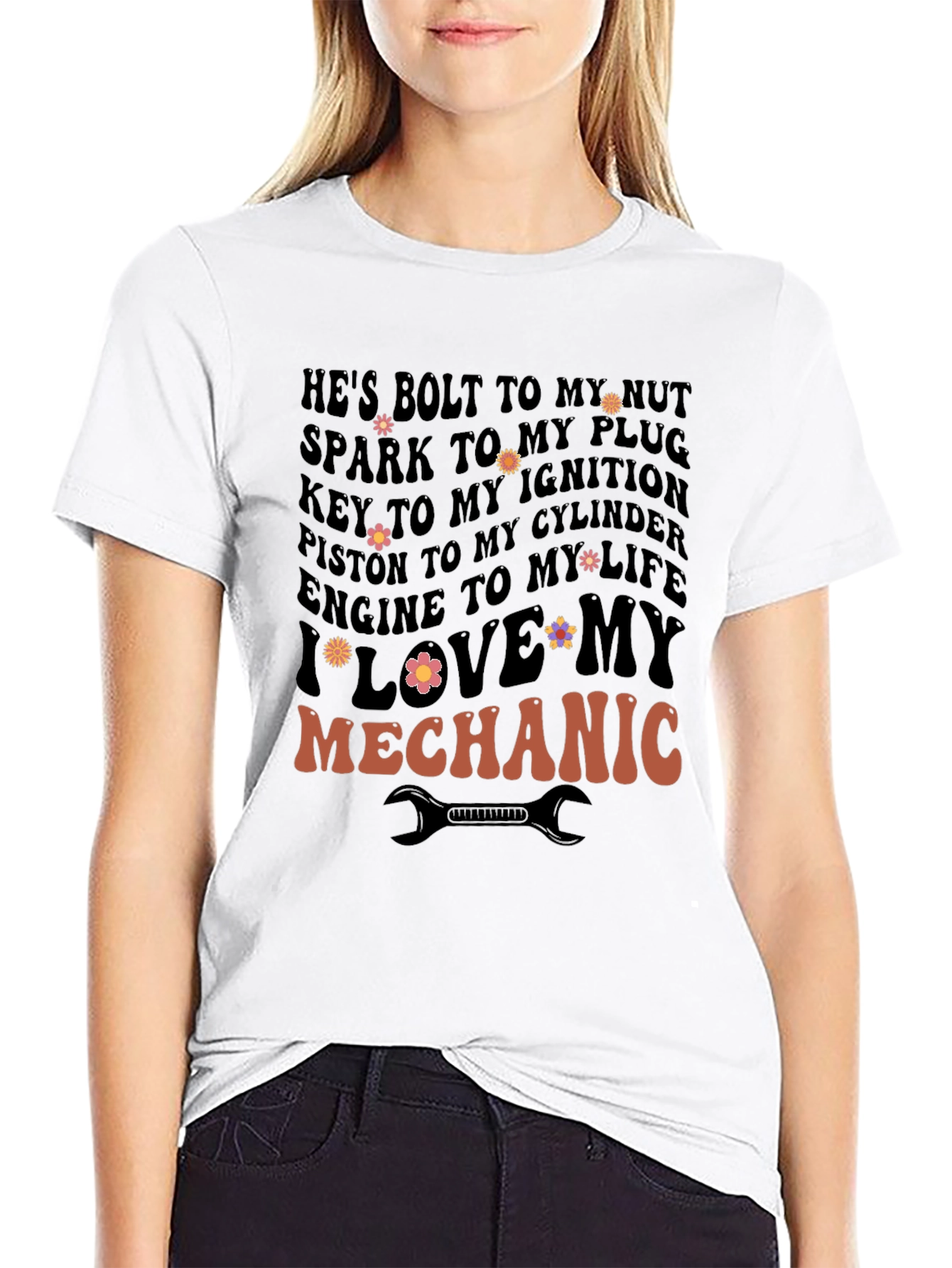 I Love My Mechanic Graphic T-Shirt