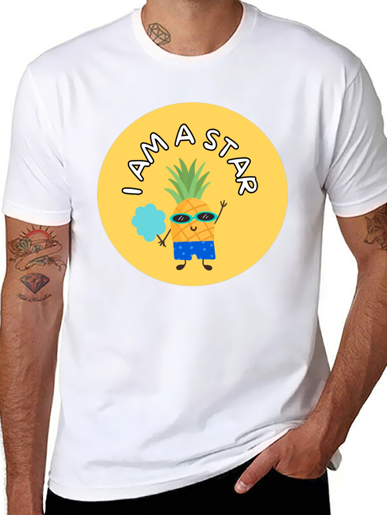 I Am A Star Pineapple T-Shirt