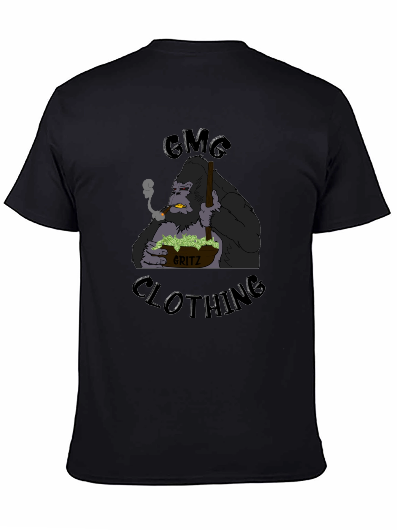 GMG Gorilla Grits Black T-Shirt