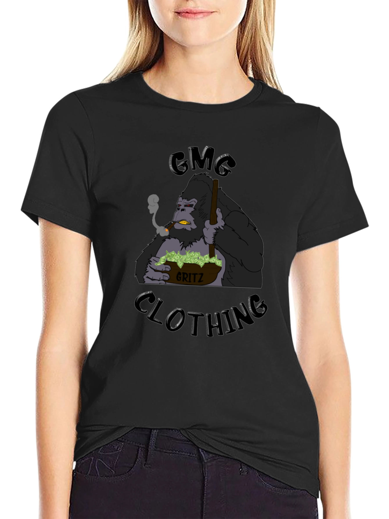 GMG Gorilla Grits Black T-Shirt